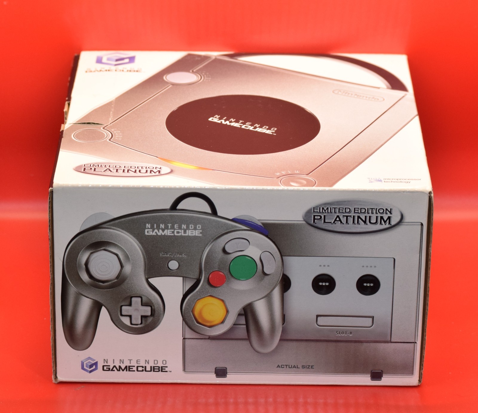 Nintendo GameCube Black Console DOL-101 Tested Working OEM Cords