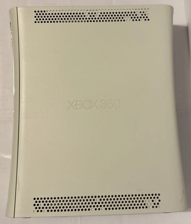 Xbox 360 Arcade White Console Xenon No HDMI NXE Dashboard Deep Cleaned 👀 Tested