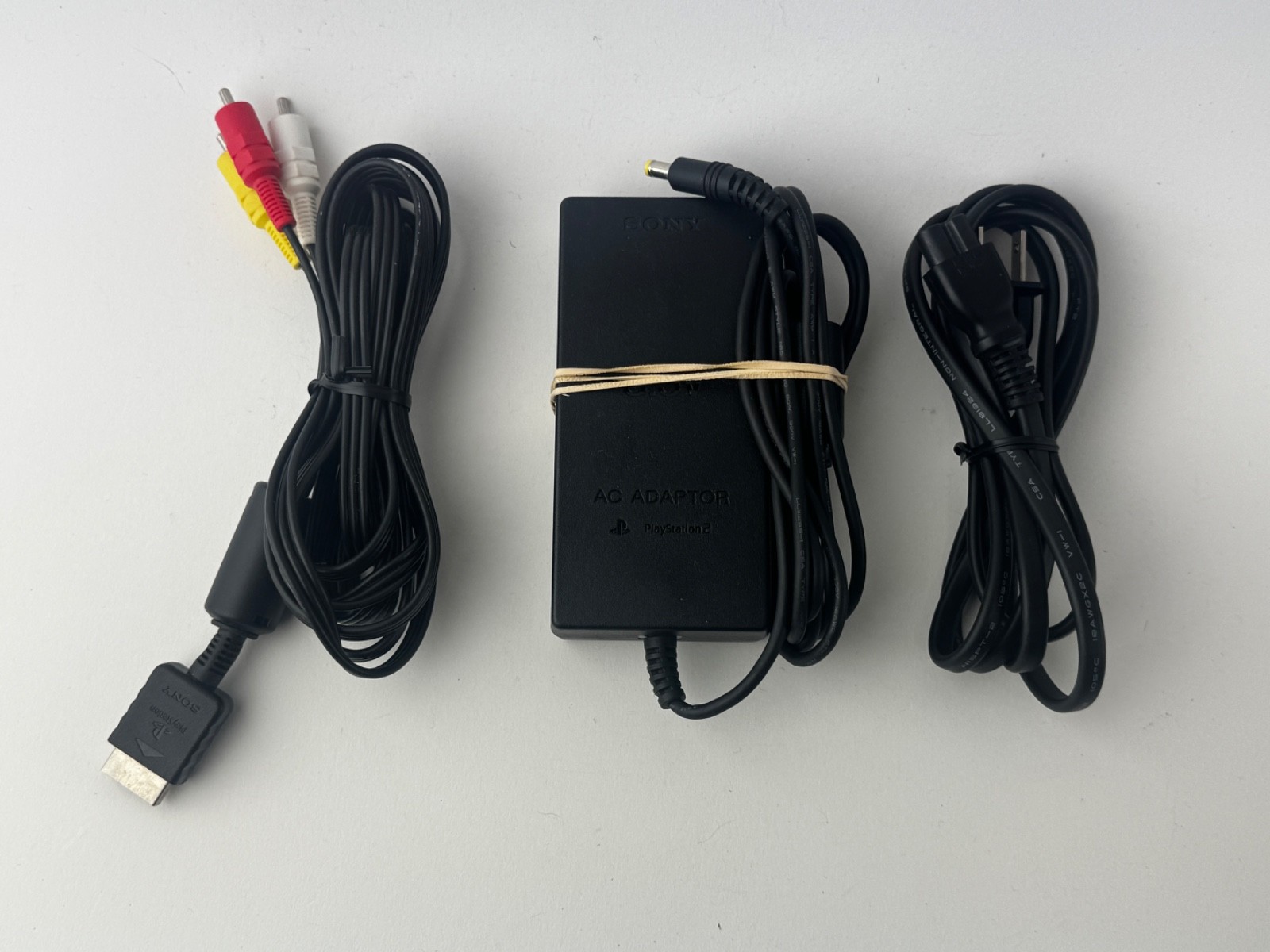 Sony PlayStation 2 PS2 Slim Black Console Bundle SCPH-75001