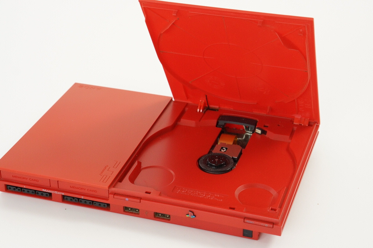 PS2 Slim Console SCPH-90000 CR CINNABAR RED Only for NTSC-J Playstation 2 643004