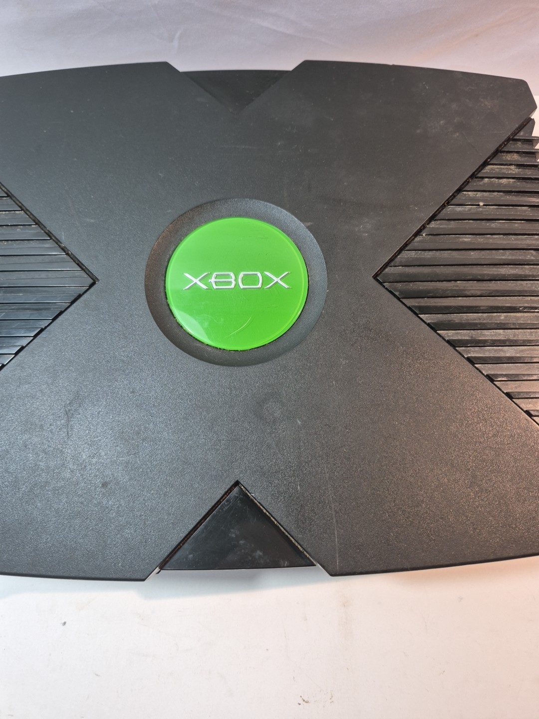 Original Xbox Console Only For Parts Or Repair Tray Sticks Yellow Light Blinks