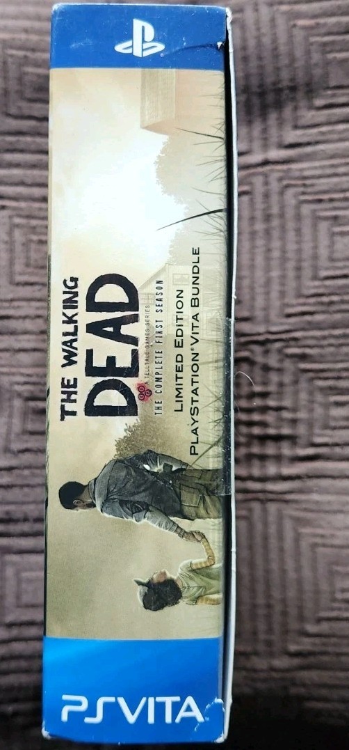 PlayStation PS Vita The Walking Dead Bundle w/64 GB Memory Card, Case, Two Games