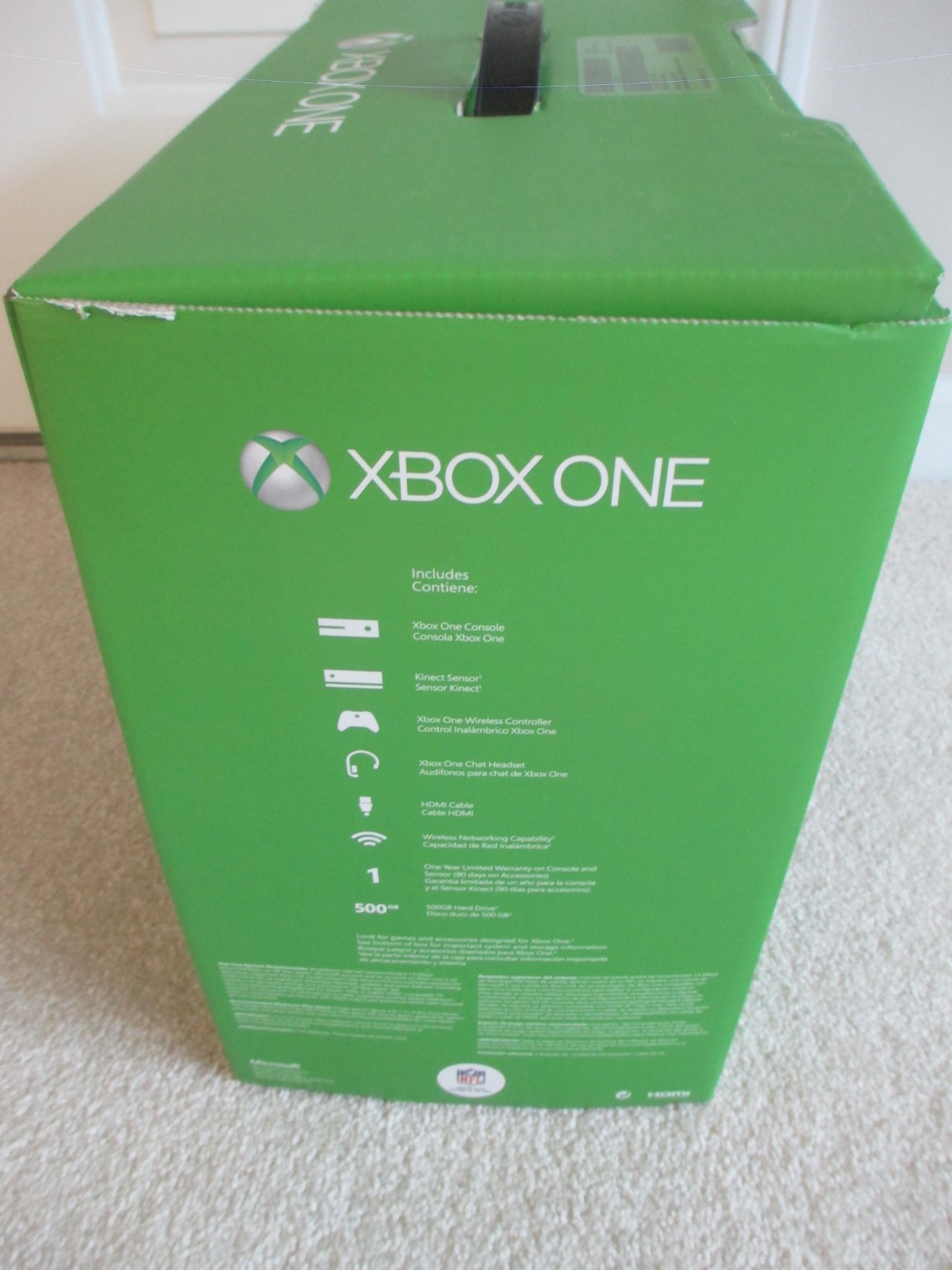 Microsoft Xbox One 500GB Home Console – Black 1540/1520 With Original Box