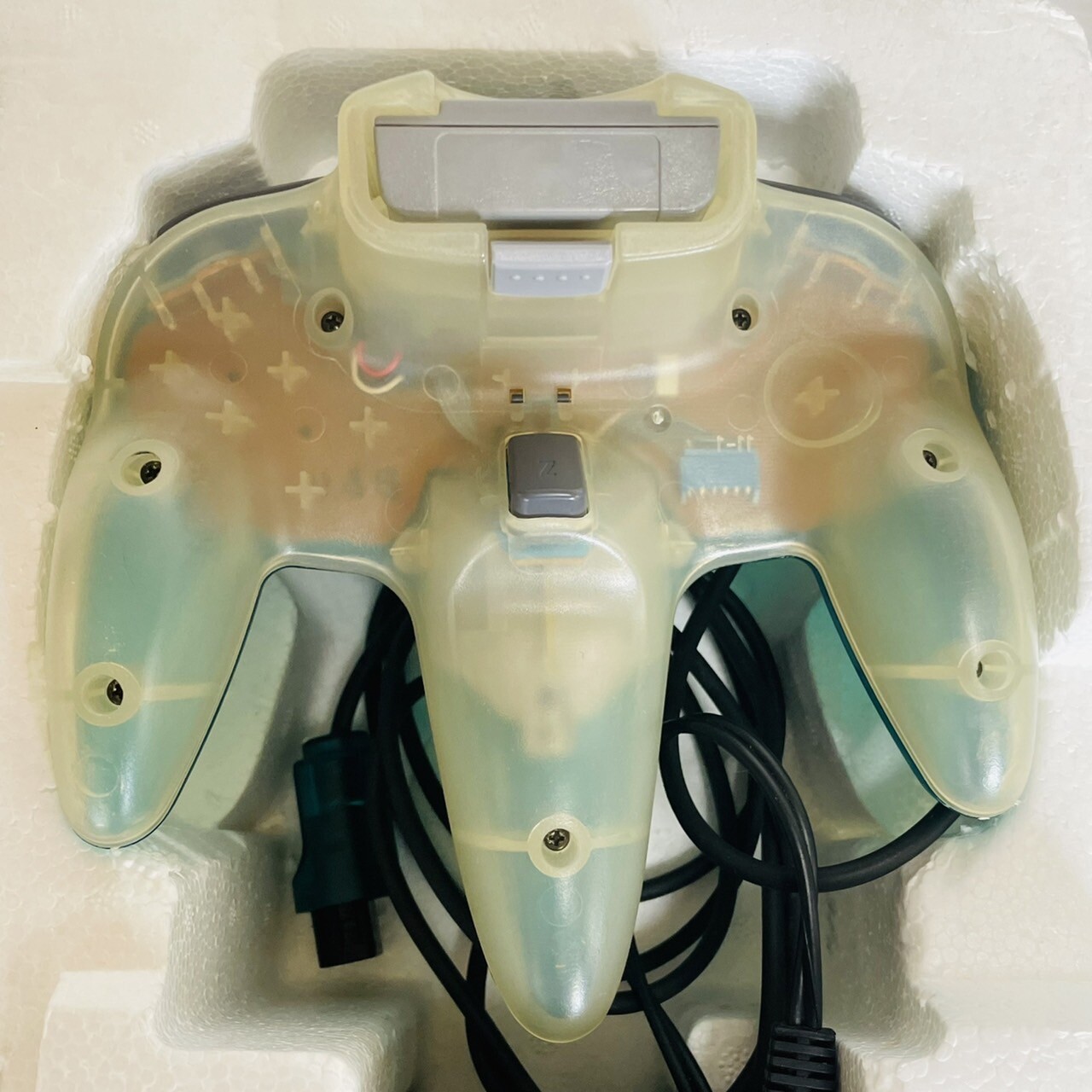 Nintendo 64 Home Console set – Clear Blue With Mario Kart 【Exc+++】 from Japan