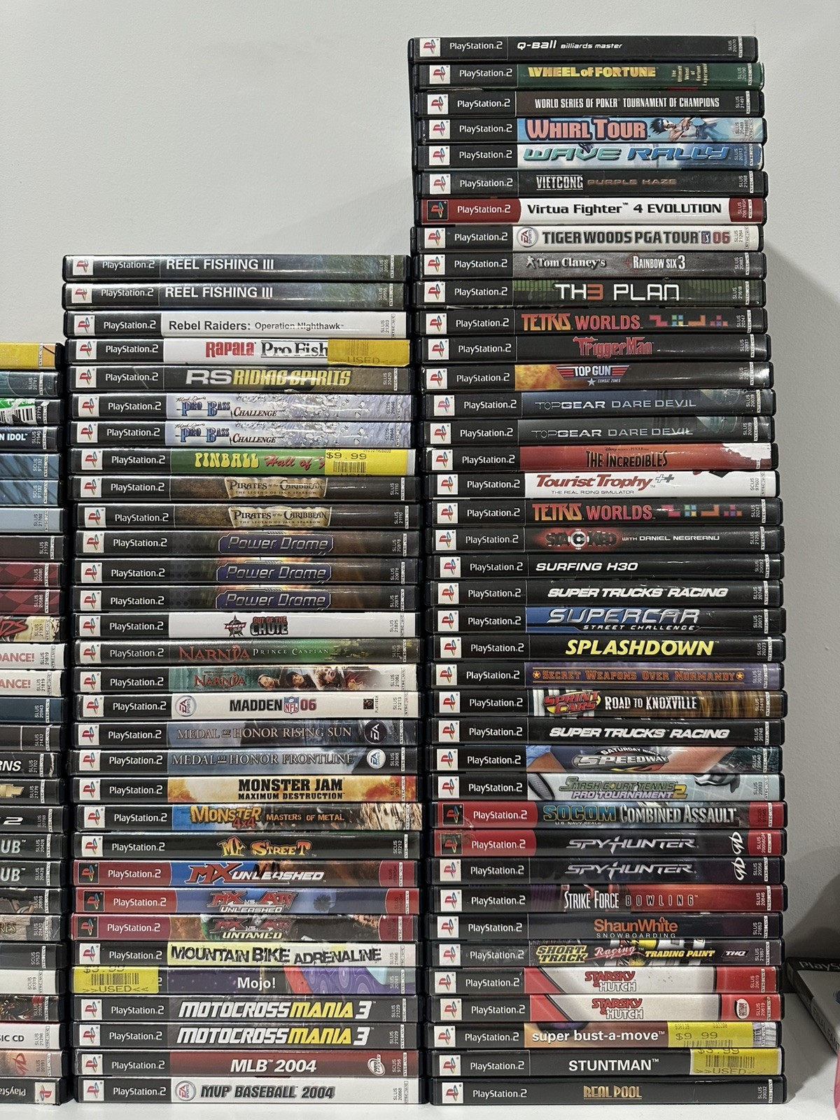 Sony PlayStation 2 Slim Cinnabar Red OEM Bundle– Tested, Ready to Play + 2 Games