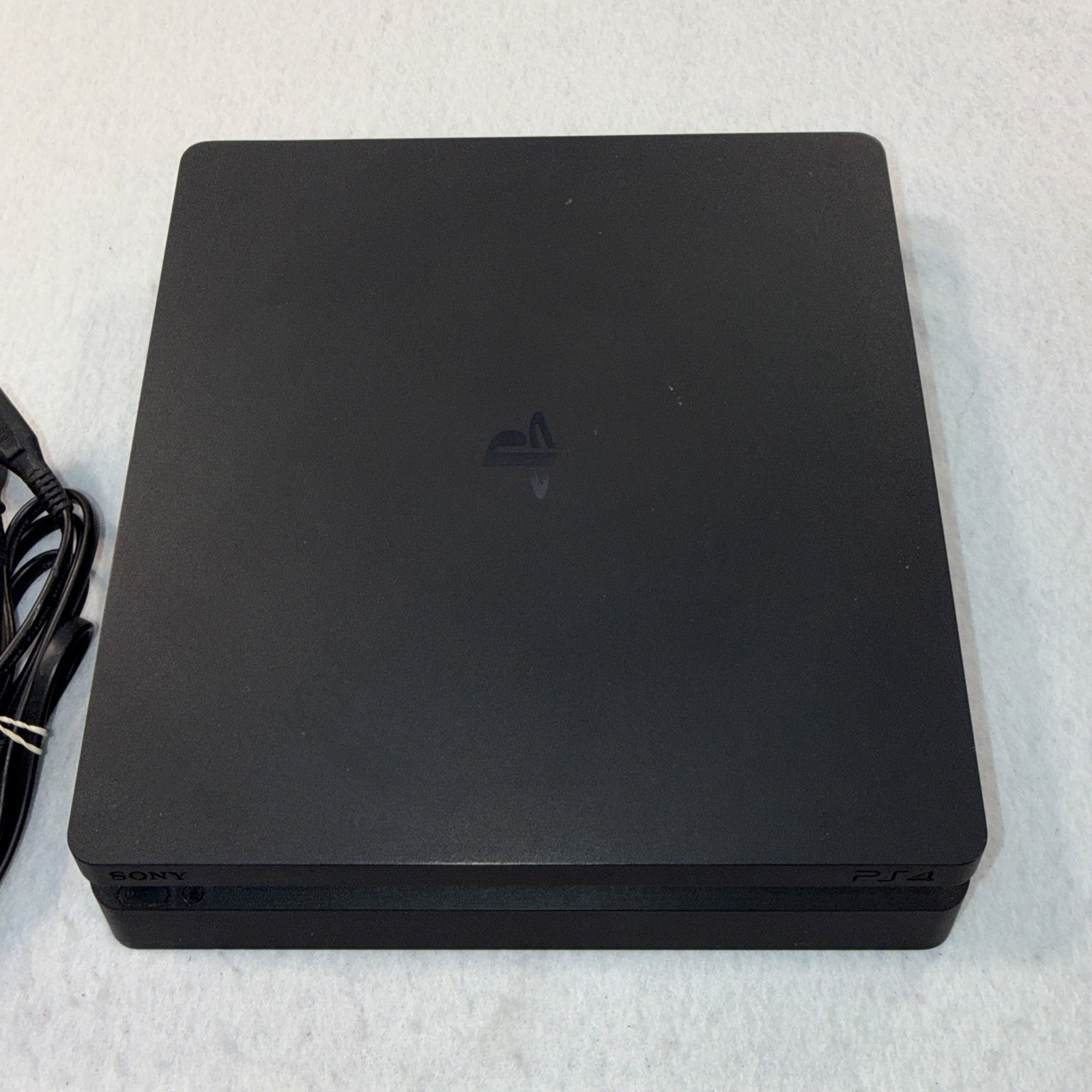 Sony PlayStation 4 Slim PS4 500GB Black Console Gaming System W Power Cord Works