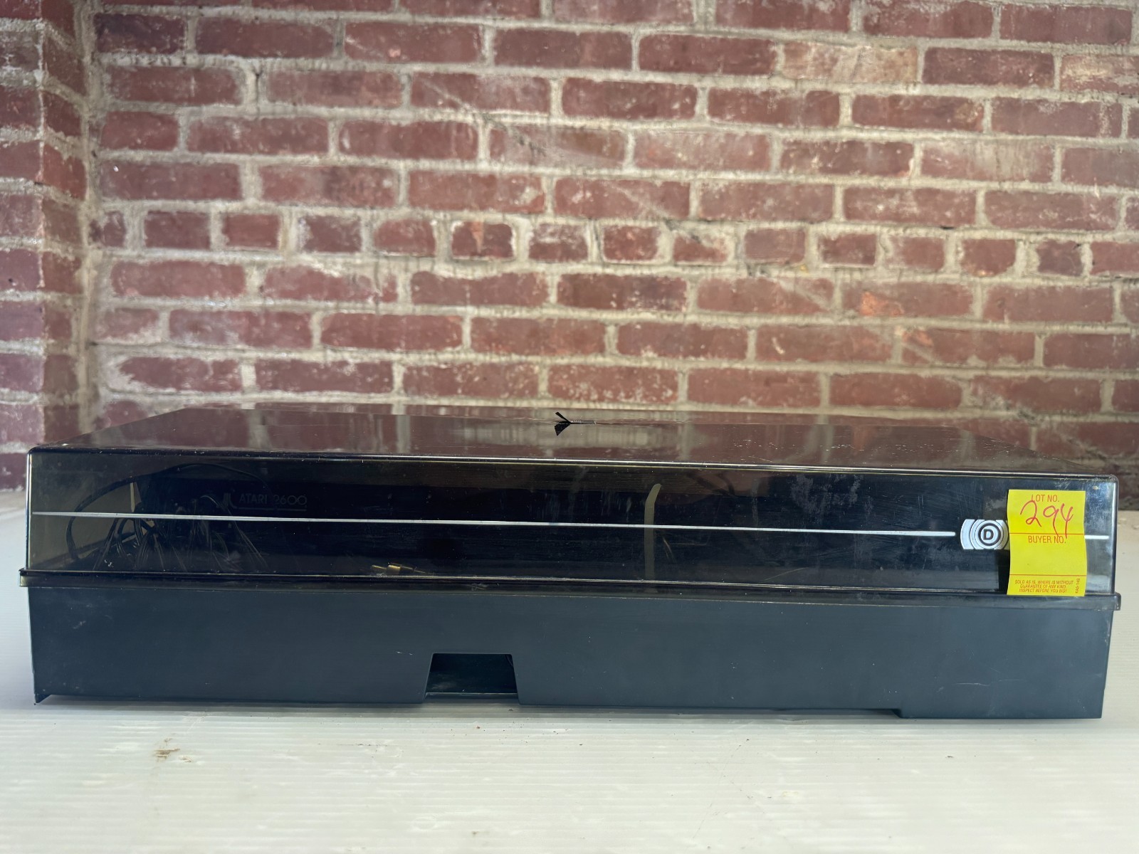 Vintage Atari 2600 Video Computer System Console w/ 9 Games No Controllers