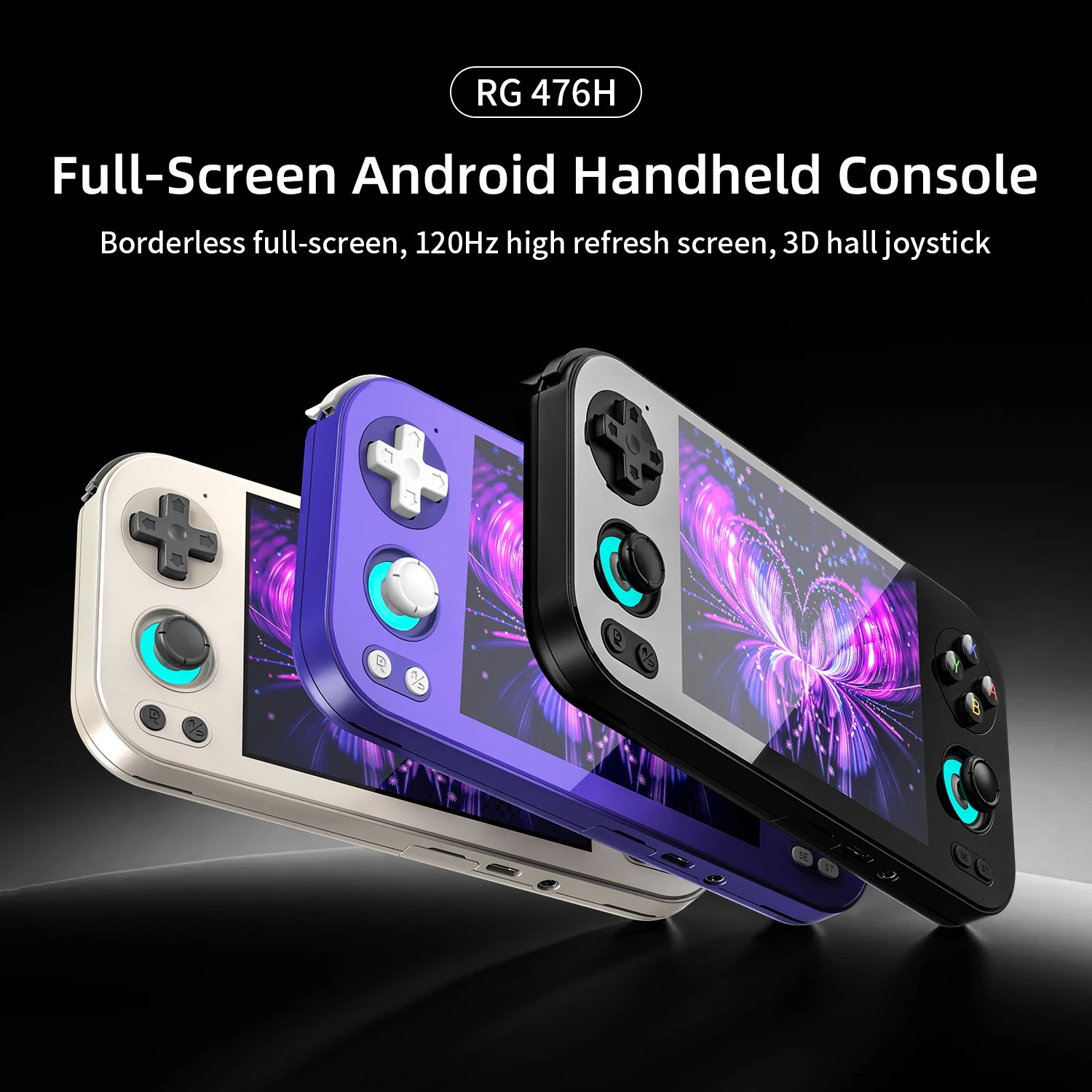 RG476H Handheld, Android 13 Unisoc T820 LTPS Console-128GB