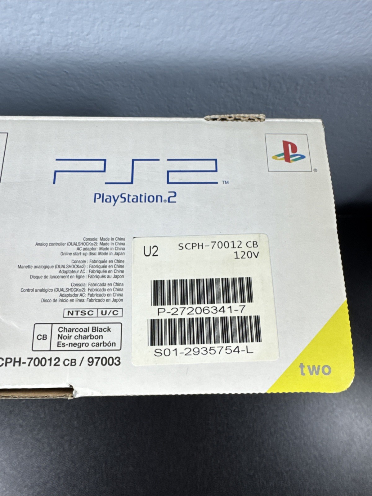 Sony PlayStation 2 PS2 Slim Black Console SCPH-70012 Complete in Box