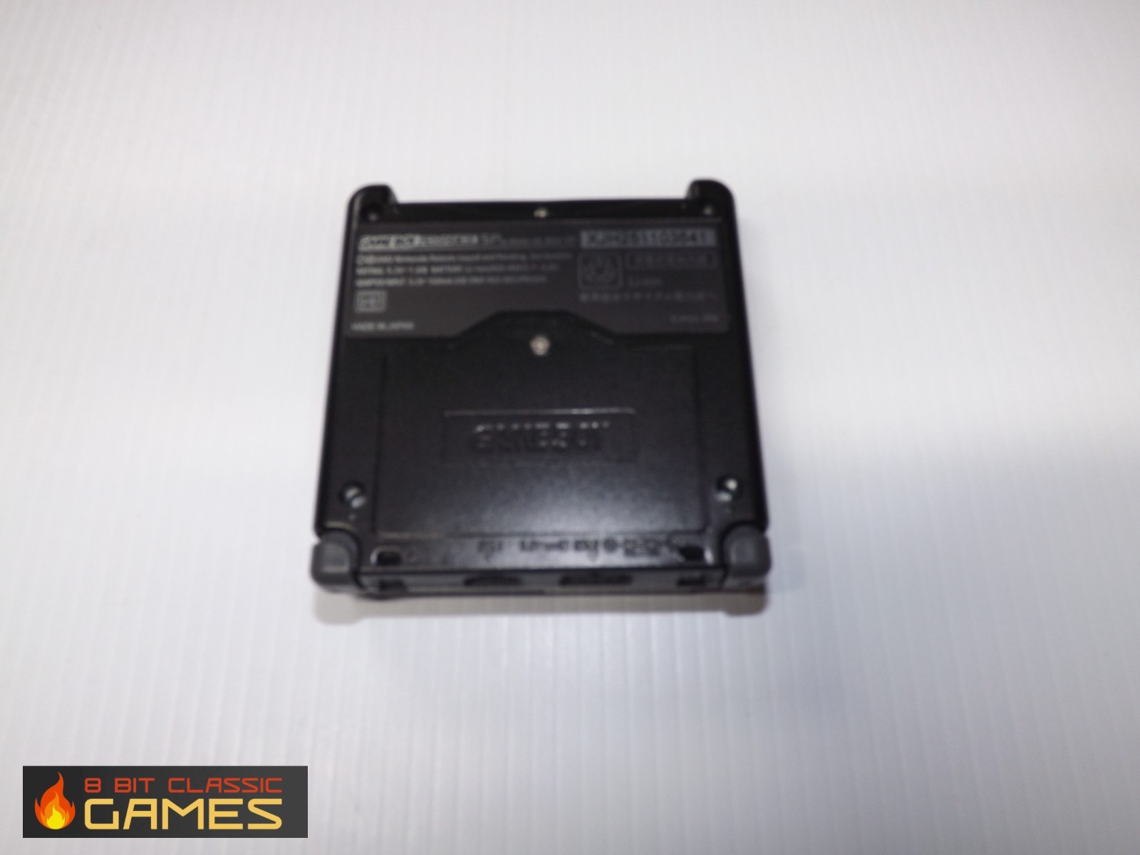 RESHELLED! NEW BATTERY! Black Nintendo Gameboy Advance SP 101 System – 610a
