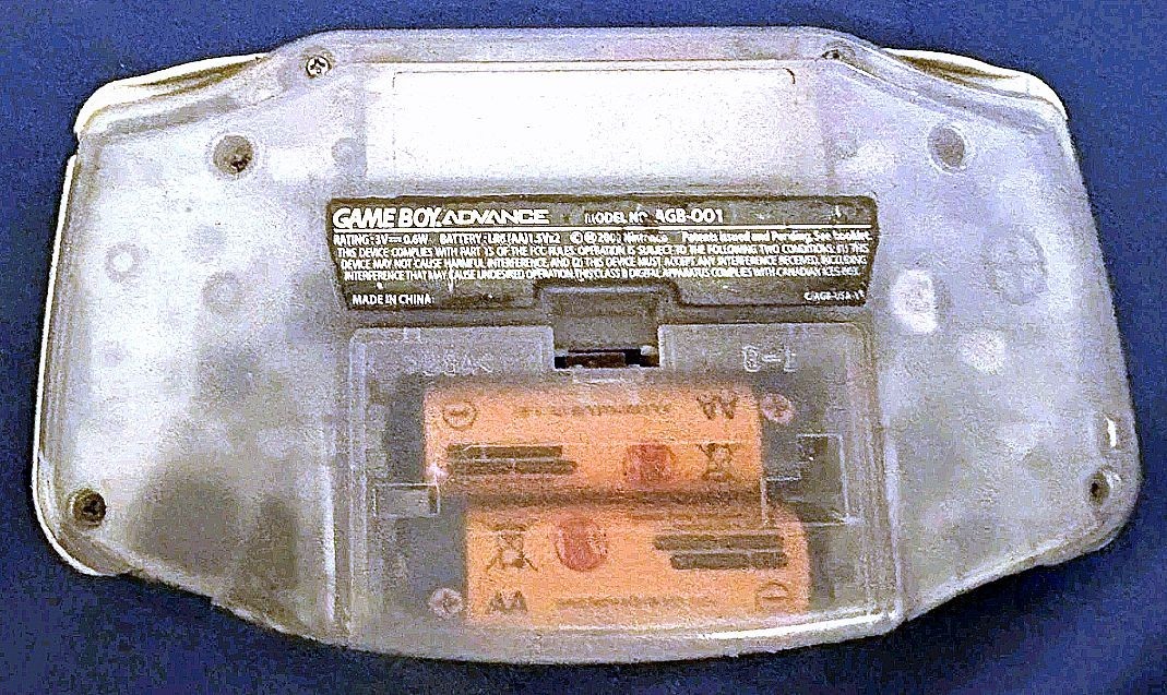 VINTAGE NINTENDO Glacier GBA Console Bundle: 12 Games 🟨 Pokemon Yellow ✅ TESTED
