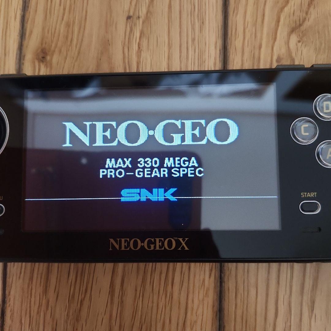 SNK NEO GEO X GOLD Limited Edition Console Complete Box Japan F/S