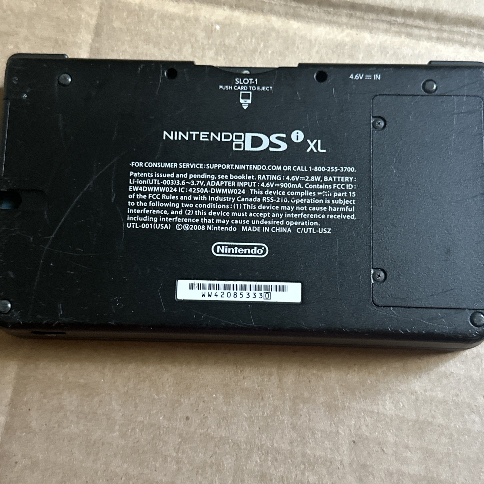 Nintendo DSi XL Blue UTL-001 USA For Parts /Repair [Powers on, READ] As Is