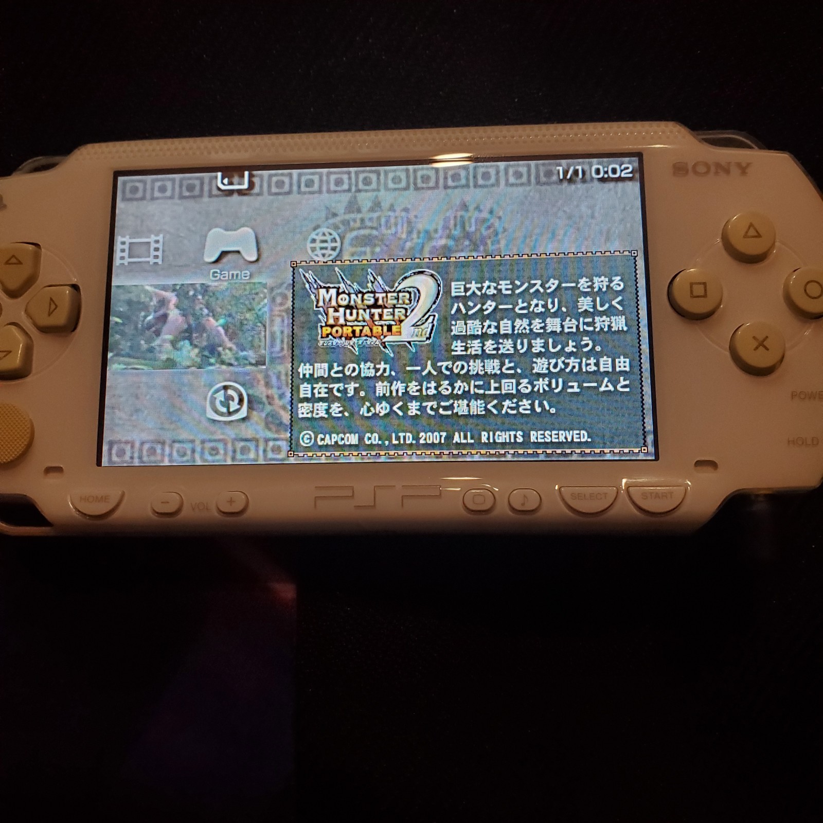 Sony PSP 1000 Ceramic White Japan Region Free English CFW 6.60 US Seller+4 Game