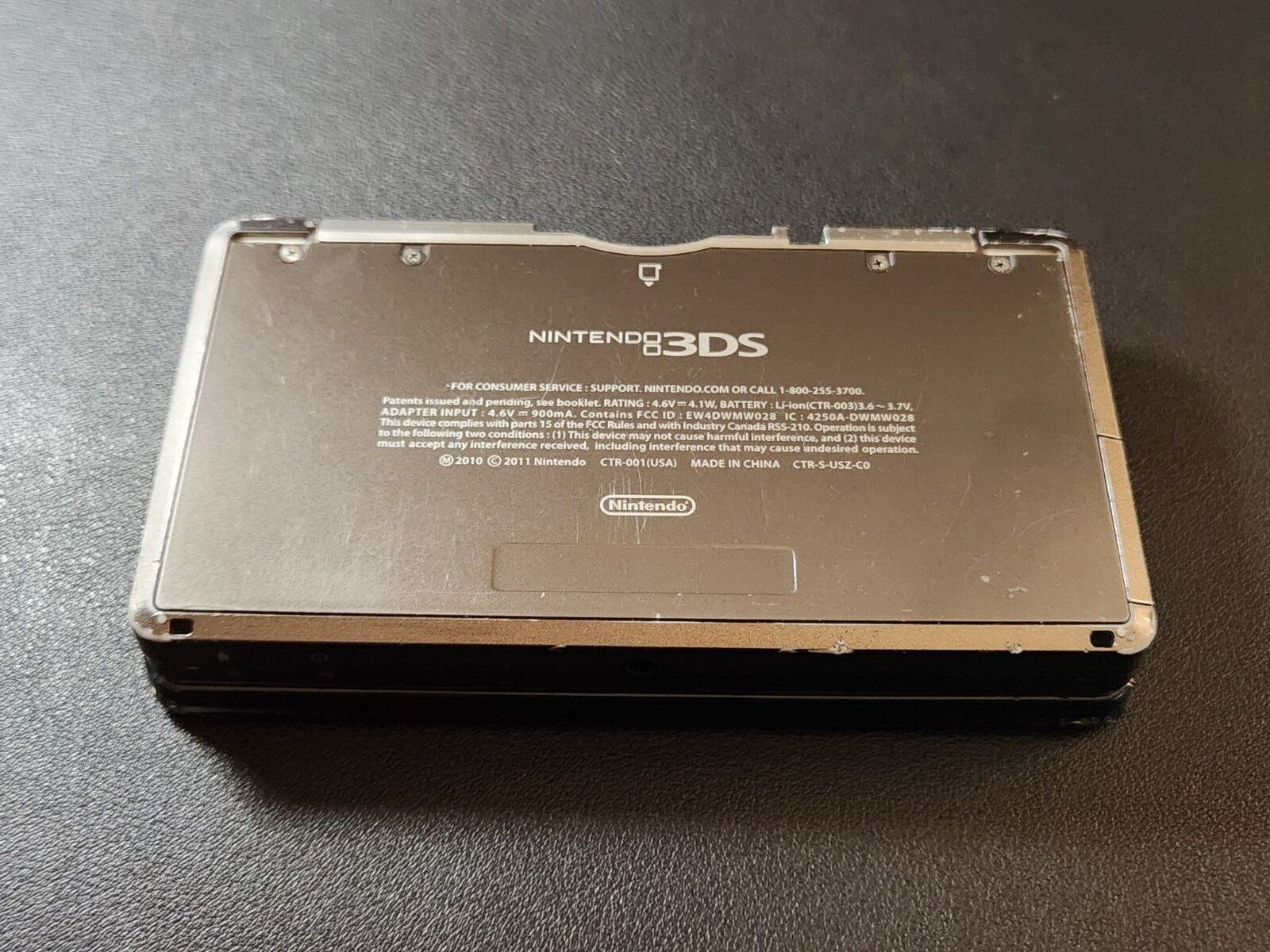 Nintendo 3DS (Original) Used | 4 Games + Charger | Cosmo Black | CTR-001 (USA)