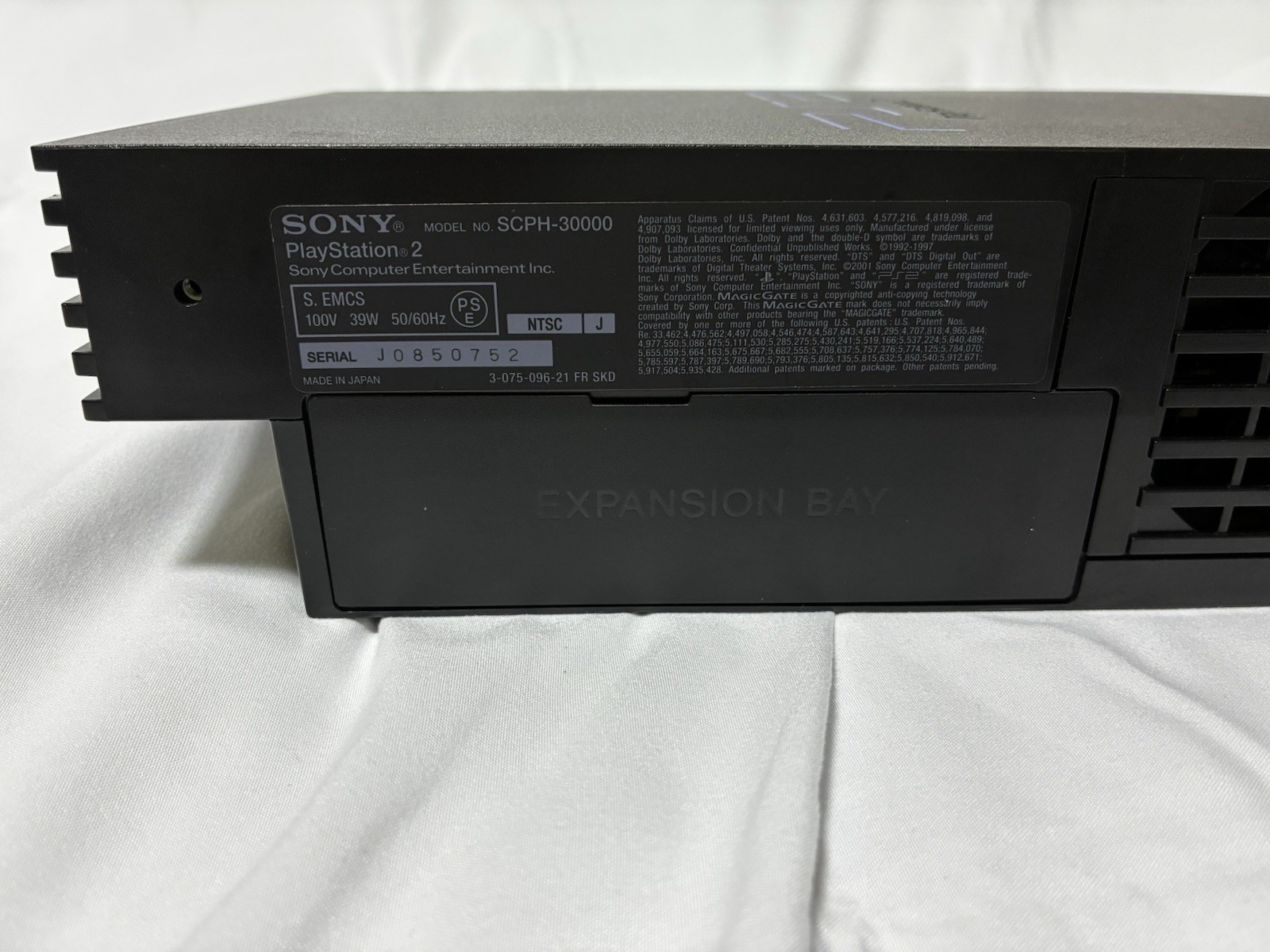 Sony PlayStation 2 PS2 SCPH-30000 Console Only Tested Working First Model Japan
