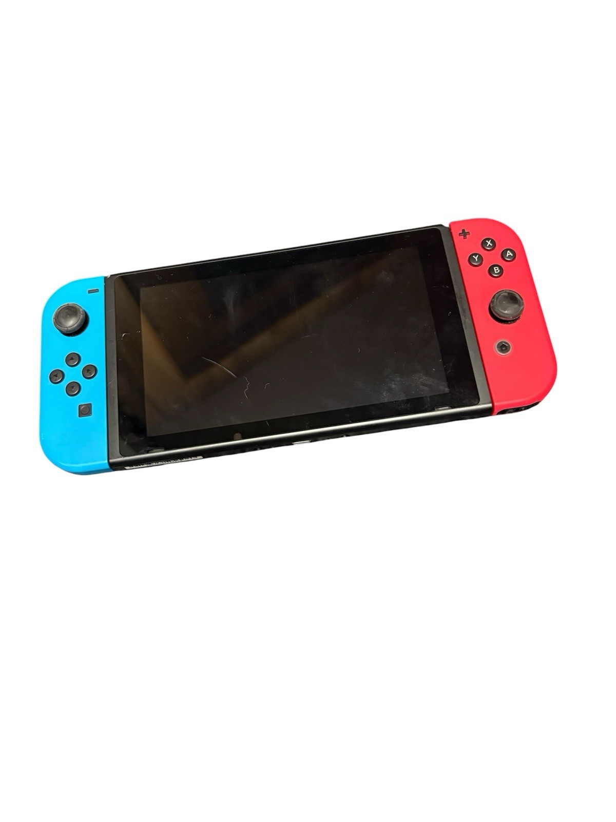 Nintendo Switch Console Black with Neon Blue & Red Joy-Con Controllers Dock