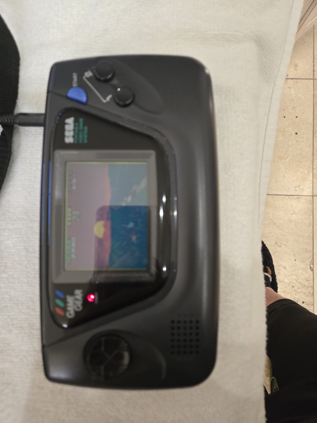 SEGA Game Gear Handheld System – Blk W/ Accessories Plus 11 Popular Games
