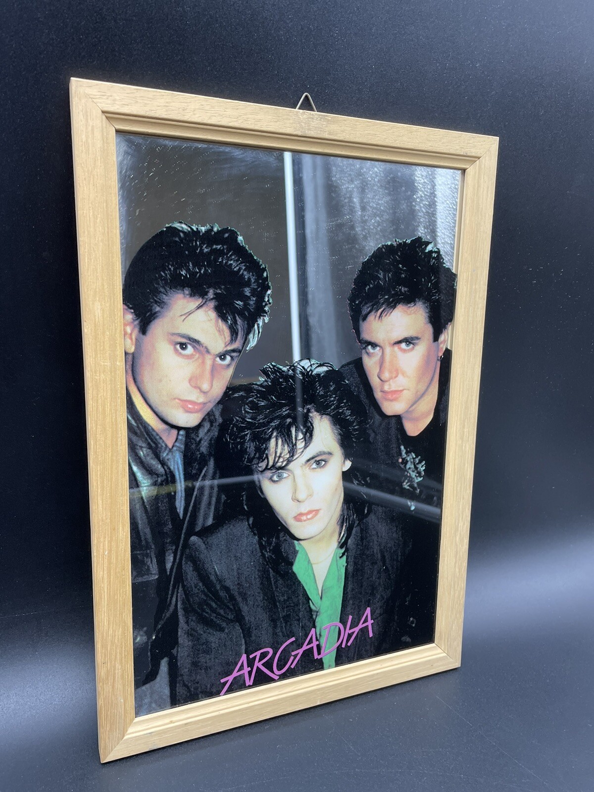 80s# VINTAGE RARE MIRROR FRAME ARCADIA GROUP SINGER OFFICIAL NEW OLD STOCK#[MG]