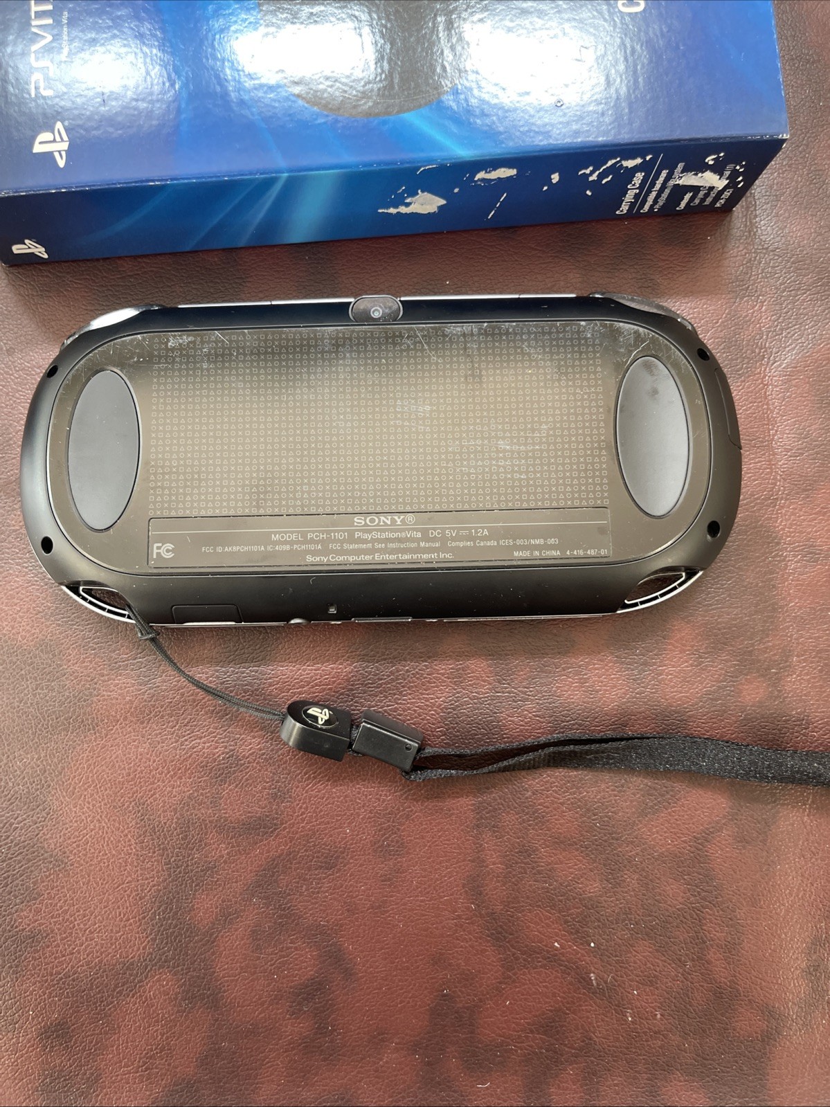 PS Vita PCH-1101 OLED With Charger And Carrying Case Official Product Case