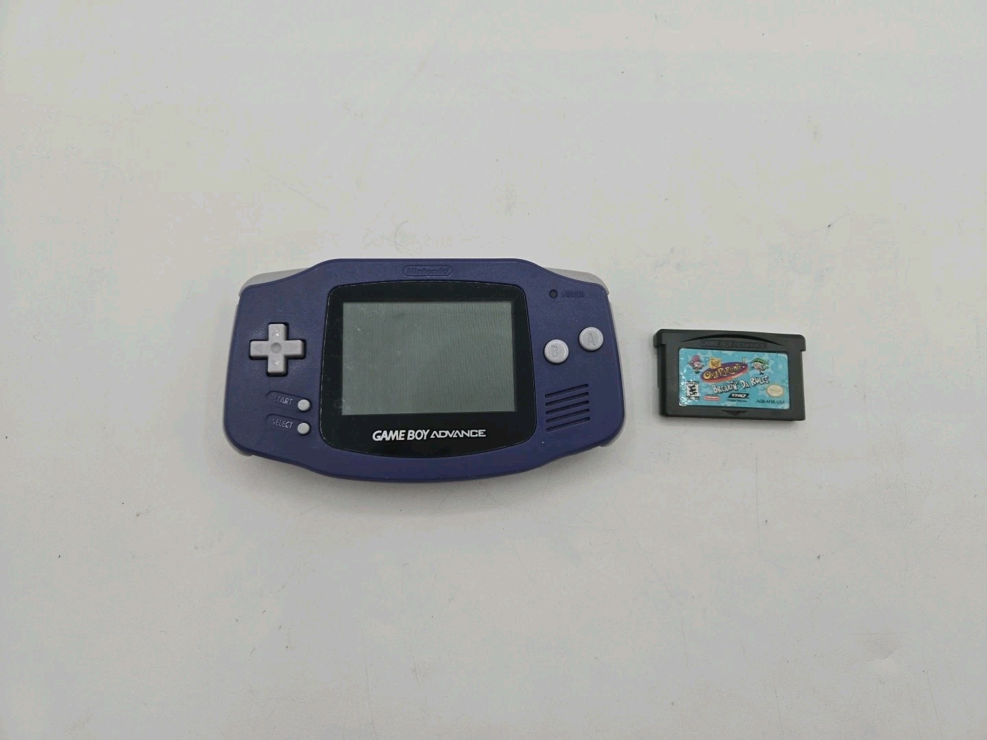 Nintendo Gameboy Advance AGB001 Cobalt Indigo Blue Handheld System Console GBA