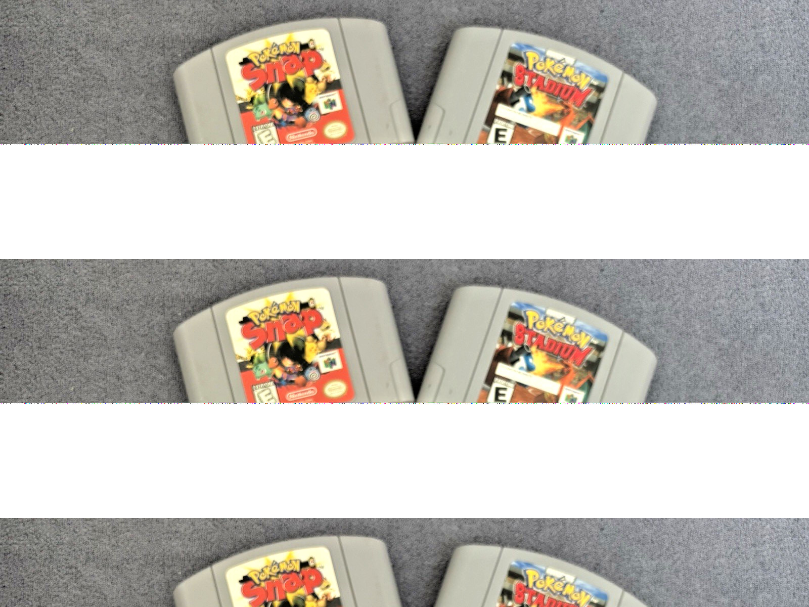 Nintendo 64 N64 Console Bundle 7 Games Mario Zelda Pokemon Kirby Paper UNTested