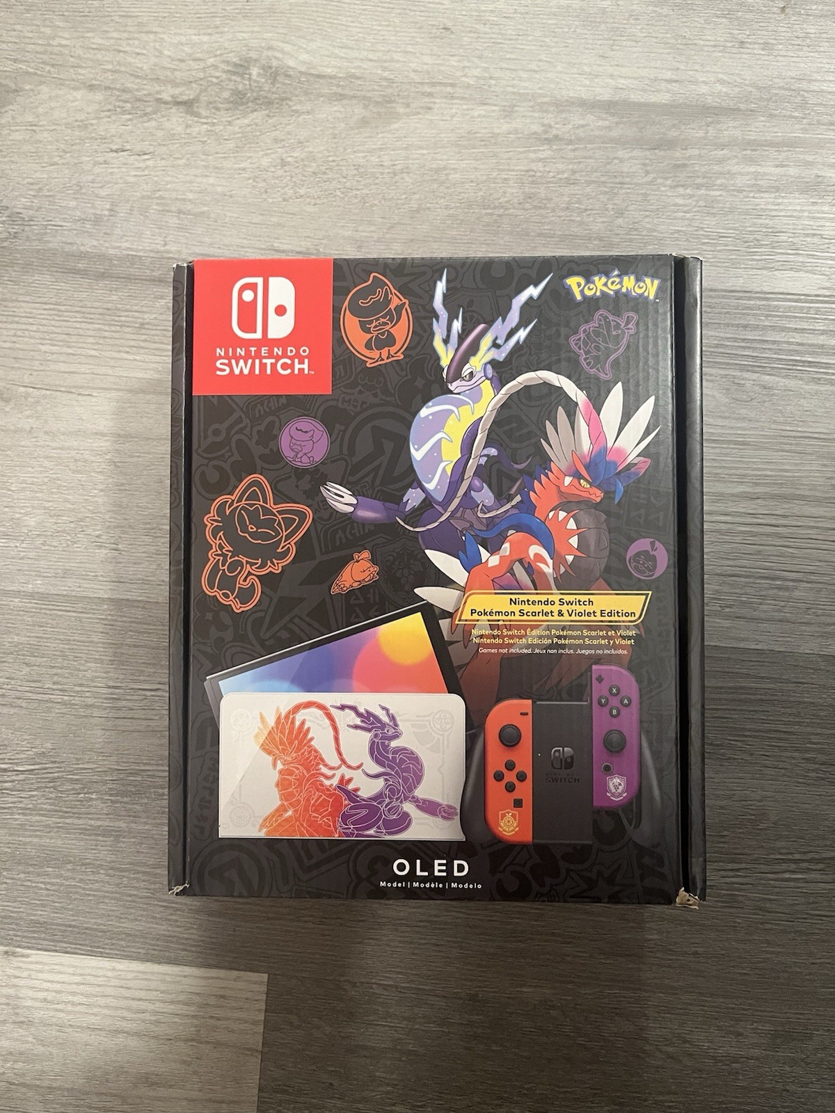 Nintendo Switch OLED Pokémon Scarlet and Violet Edition Console – Brand New