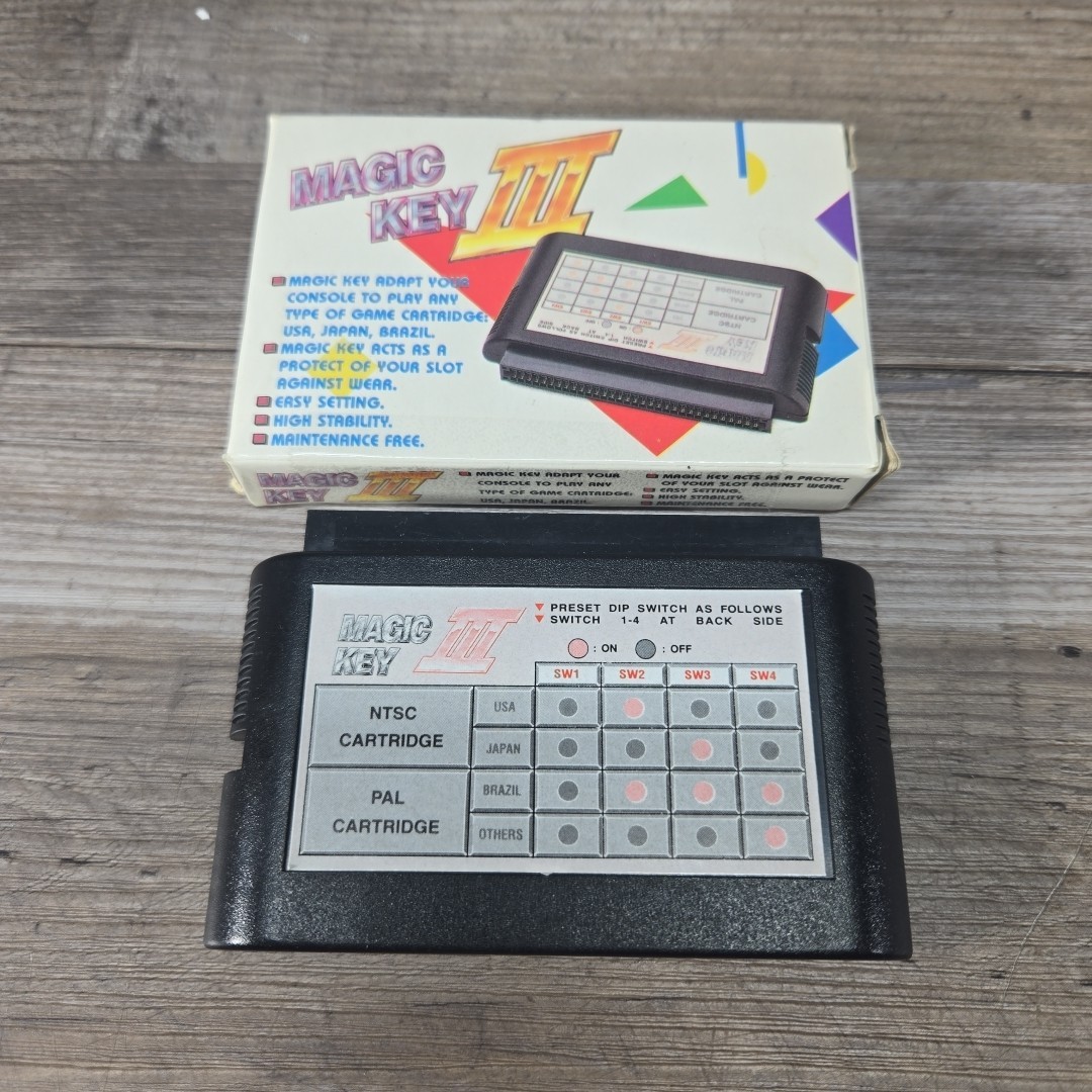 MAGIC KEY III Peripheral Equipment Japan Brazil USA SEGA GENESIS W/Box