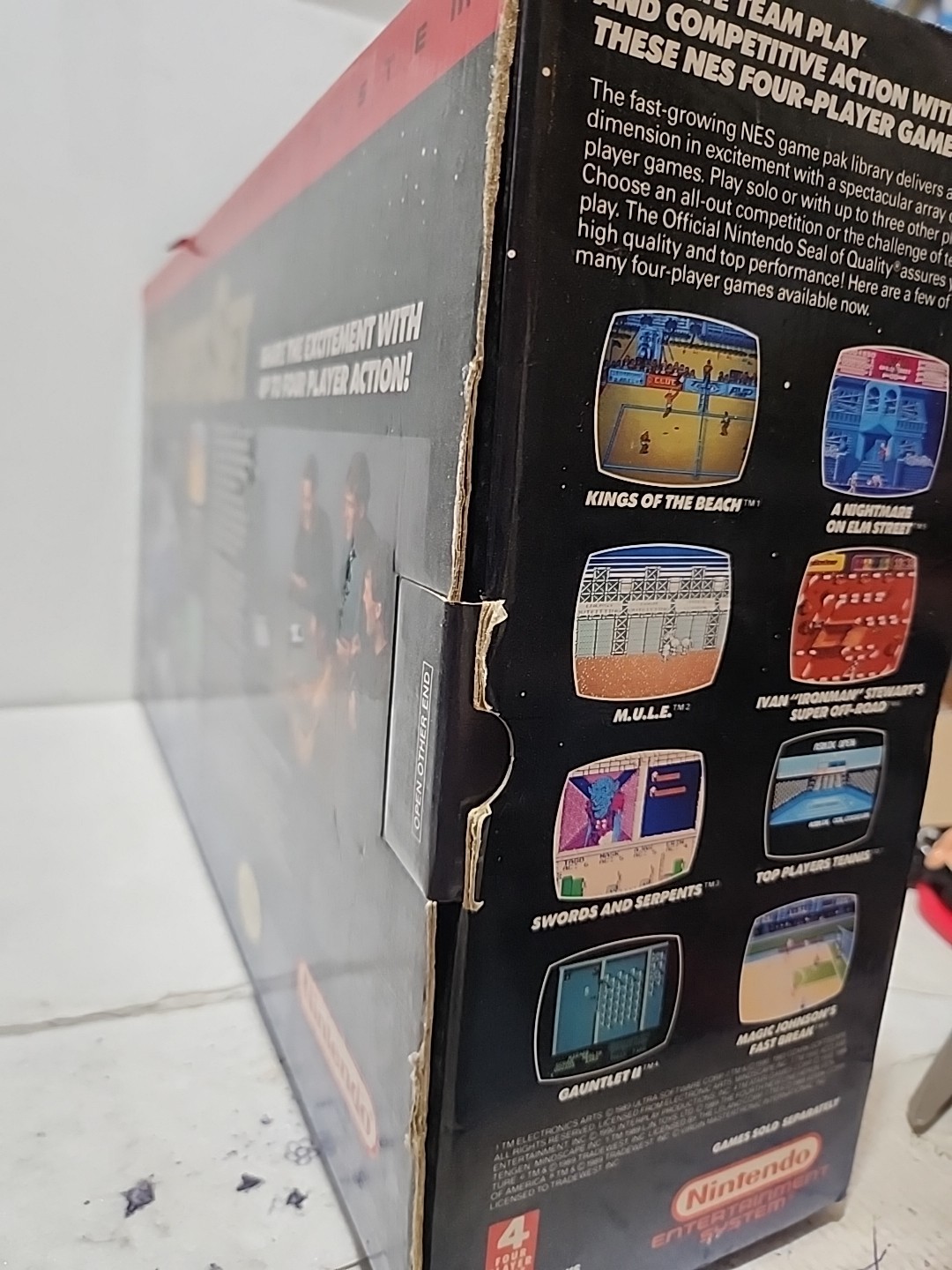 NES Sports Set Nintendo Entertainment System Console OriginalBox Untested Ass Is