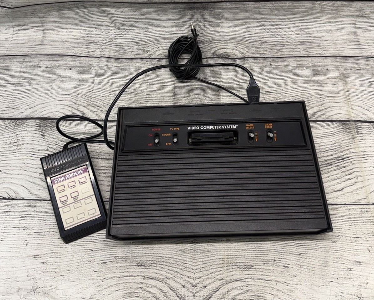 Atari 2600 DARTH VADER Tele-Games Video Game Console Untested