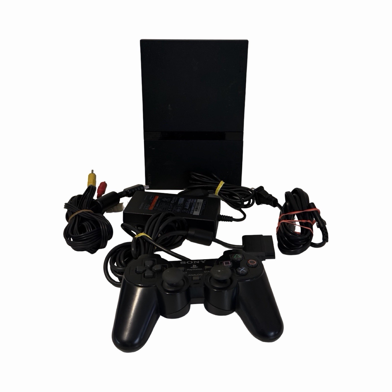 Sony PlayStation 2 PS2 Slim SCPH-90001 Video Game Console OEM Controller Tested