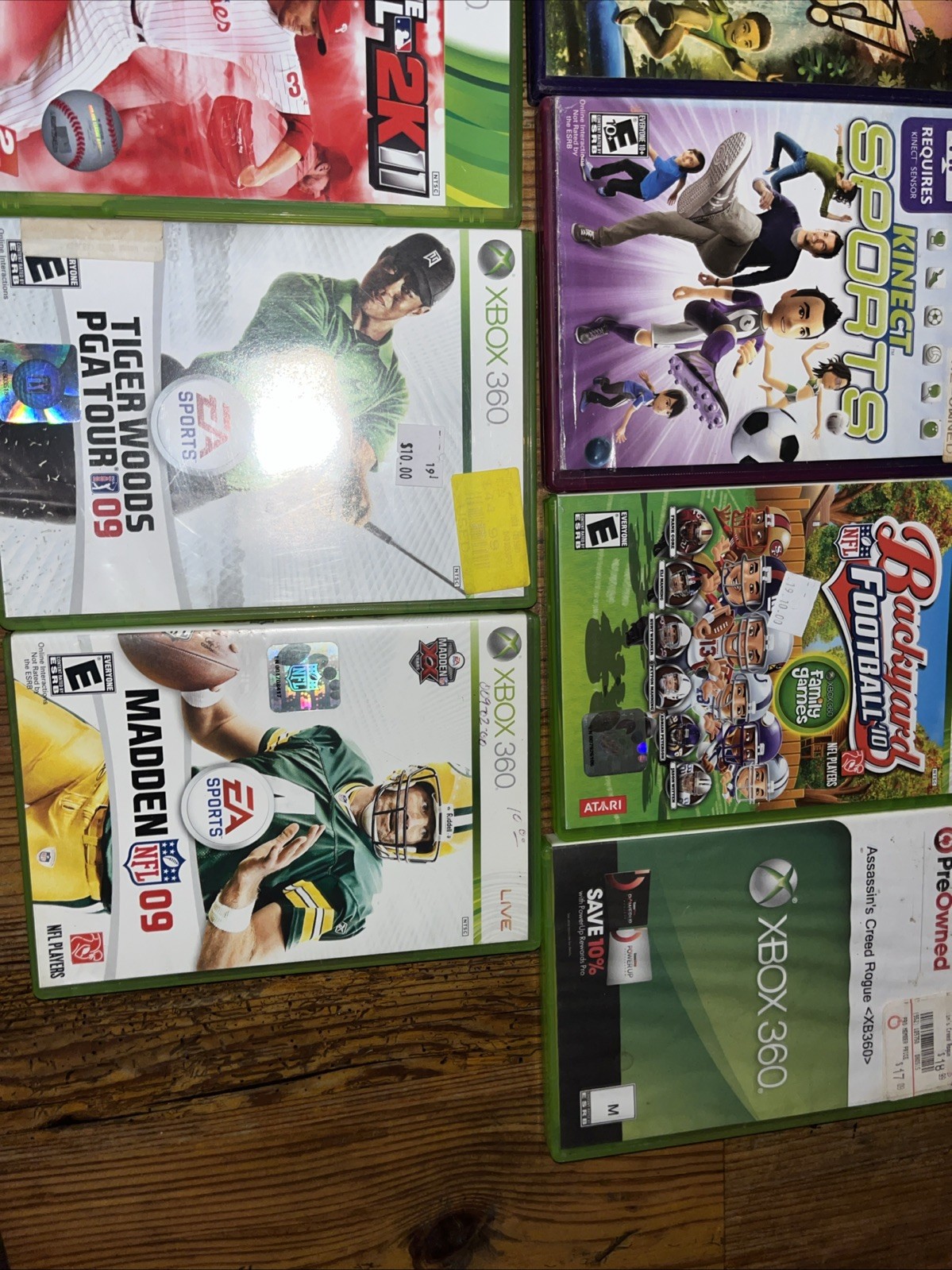 Microsoft Xbox 360 S Slim Kinect Bundle Controller Cords Kinect Games Lot