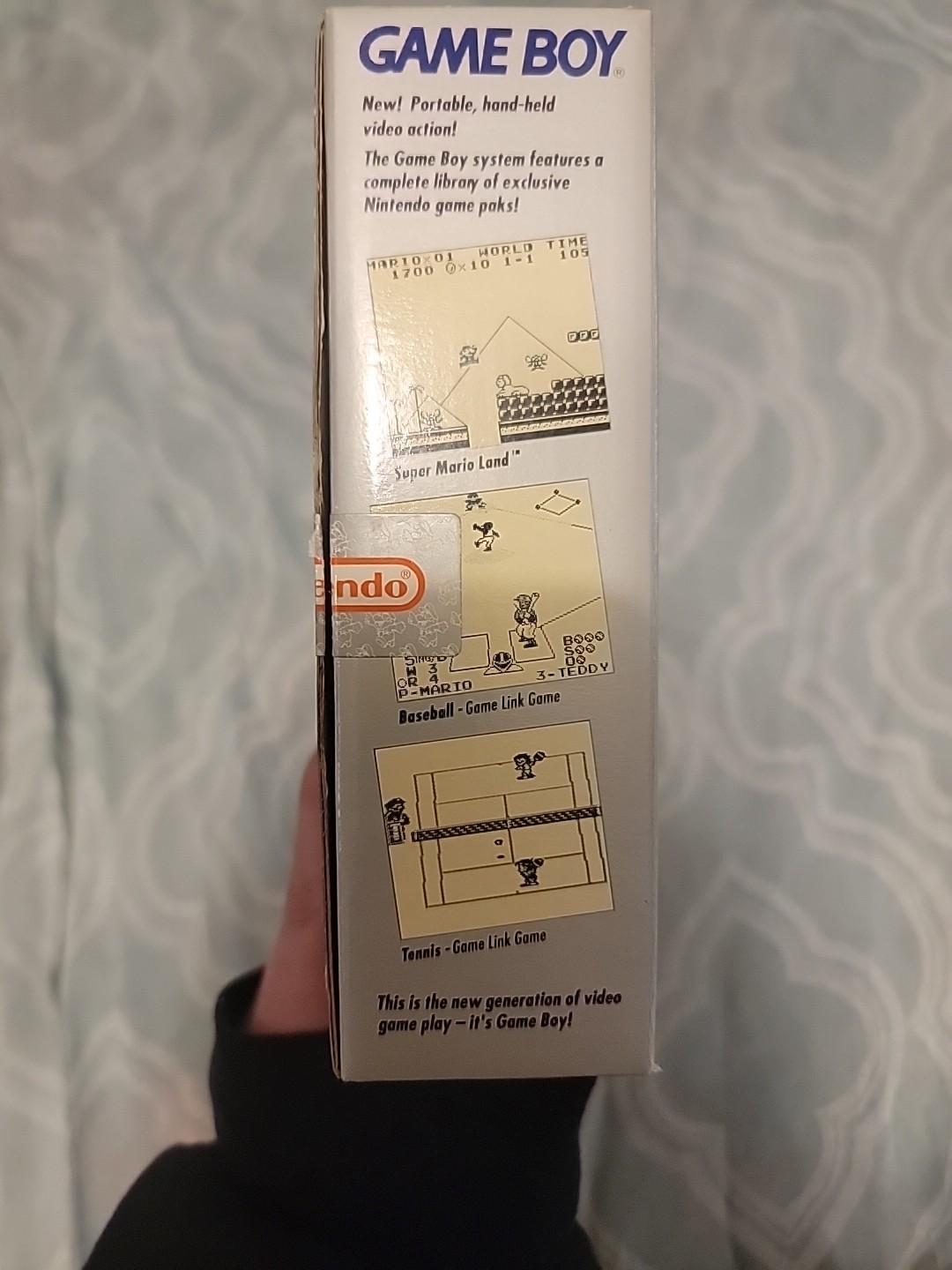 Gameboy Compact Video Game System DMG-01 – BOX, CORD & HEADPHONES NO GAMEBOY