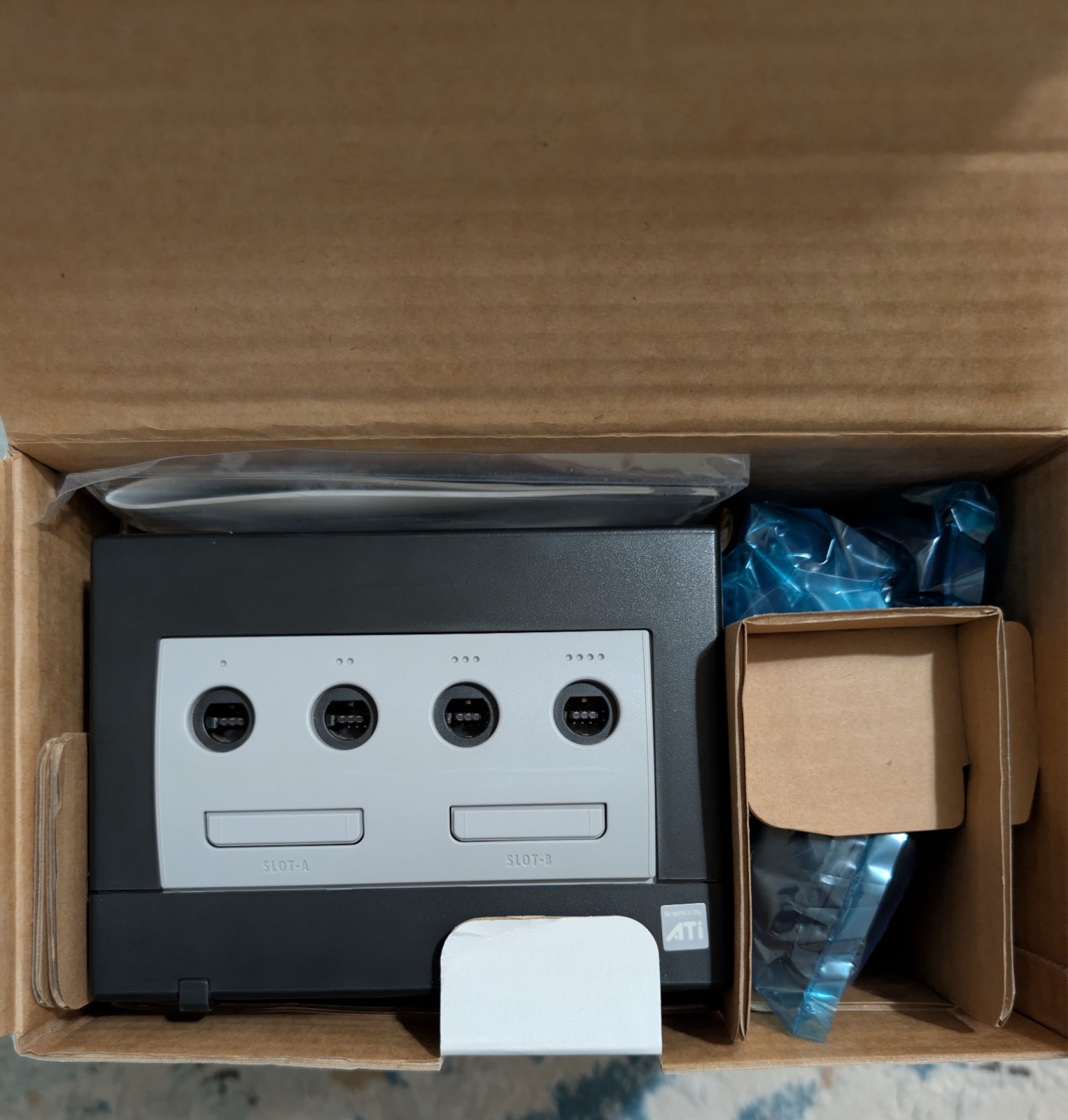 Nintendo GameCube Black Console Complete In Box CIB Great condition READ