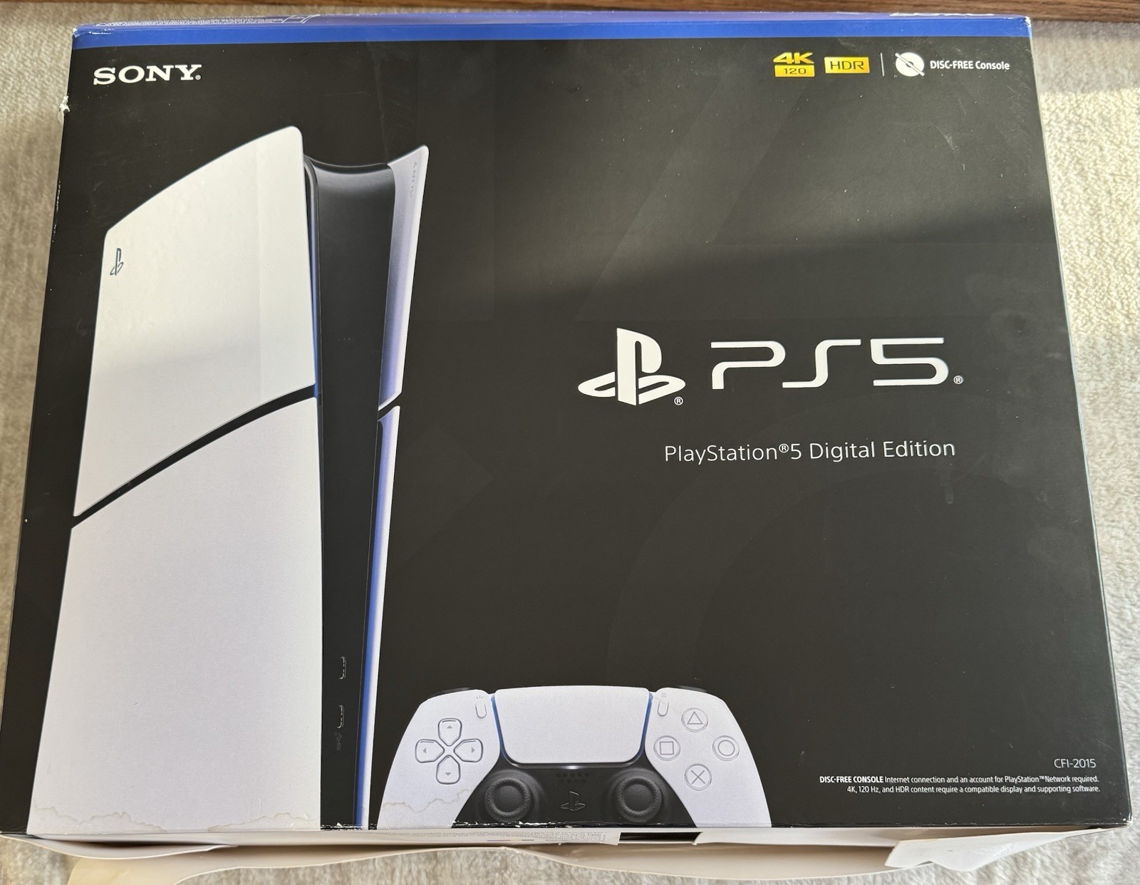 Sony PlayStation 5 Digital Edition Console 4K HDR Wi-Fi (2 Controllers)