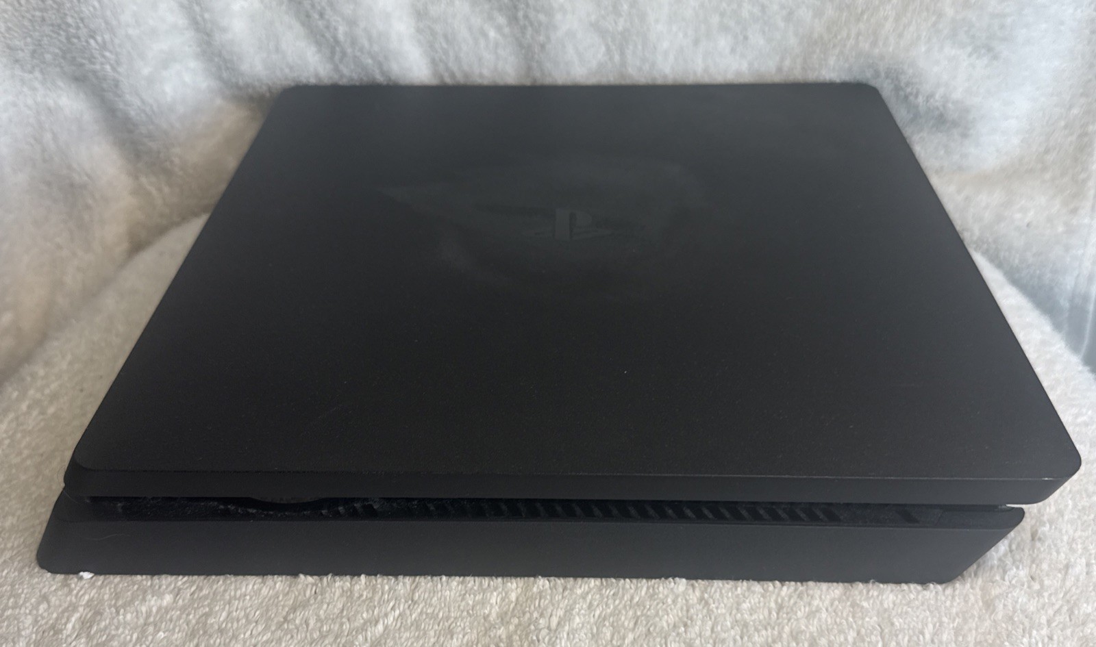 Sony PlayStation 4 Slim 1TB Black Console Bundle 16 Games 2 Remotes Cords Reset