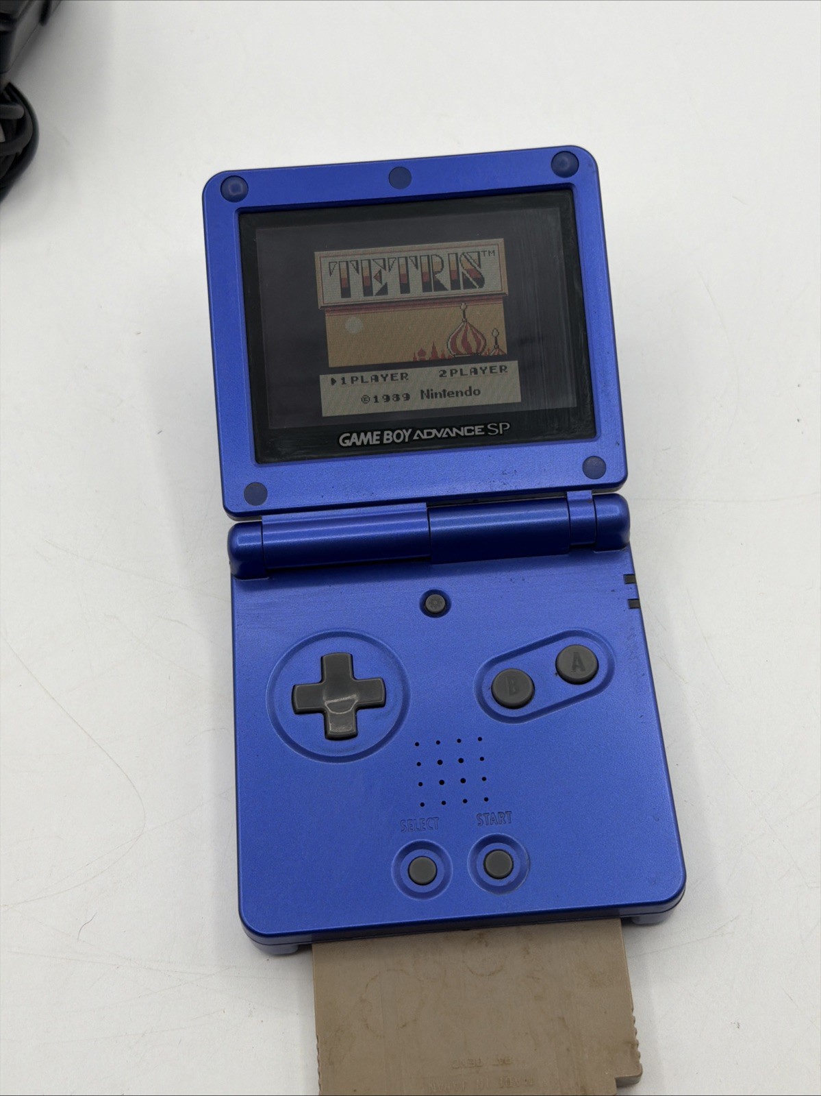 Nintendo Gameboy Advance GBA SP Cobalt Blue Handheld Console System AGS-001