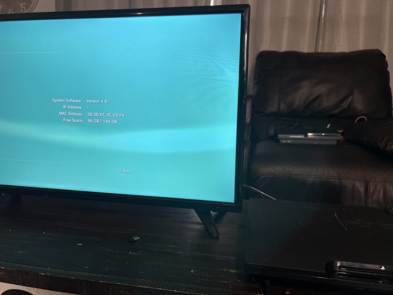 Sony PlayStation 3 Slim 160GB CECH3001A console ps3 tested and works/ power cord