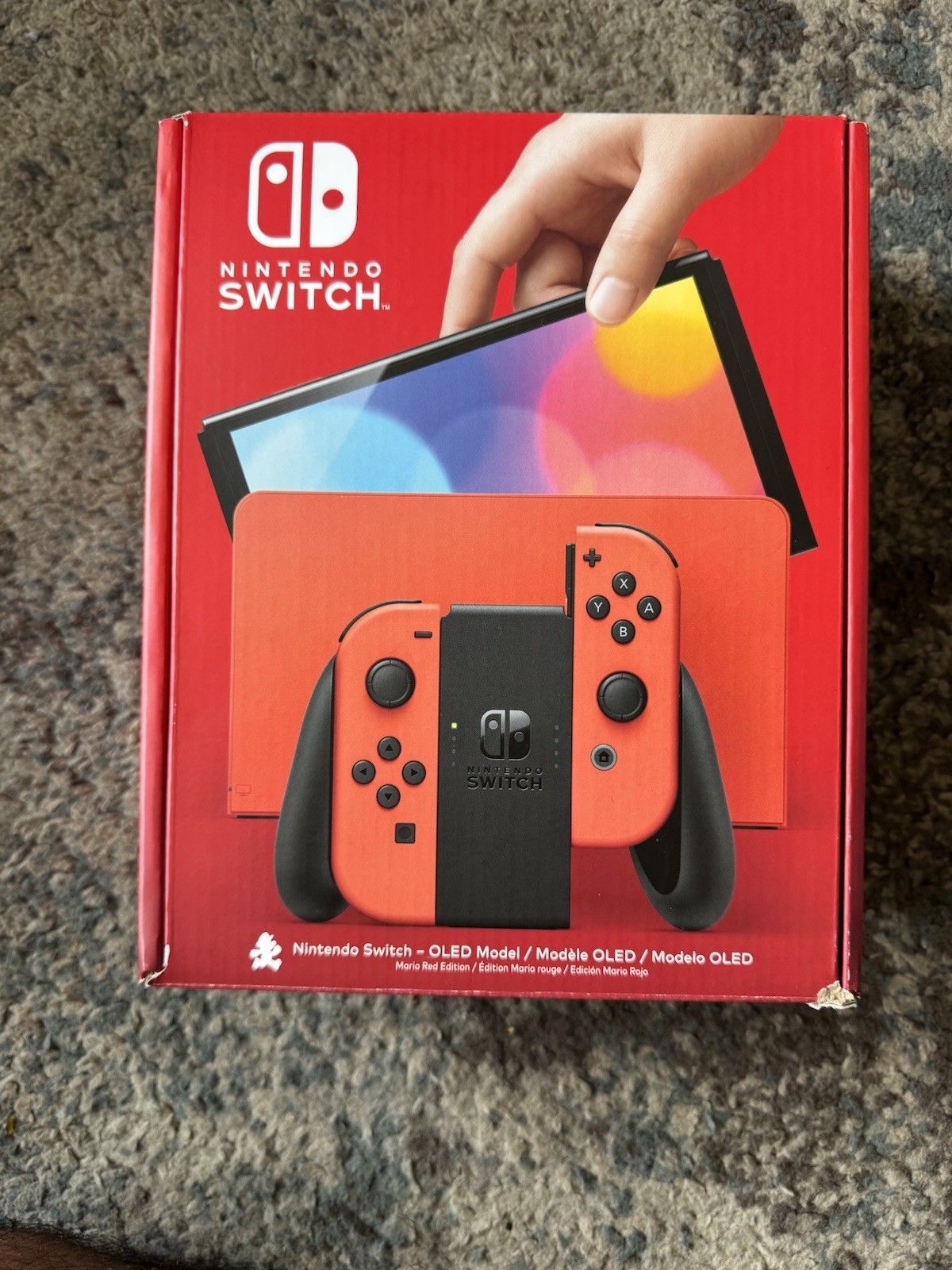🎮 Nintendo Switch OLED Mario Red Edition + 4 Games – Complete Bundle!