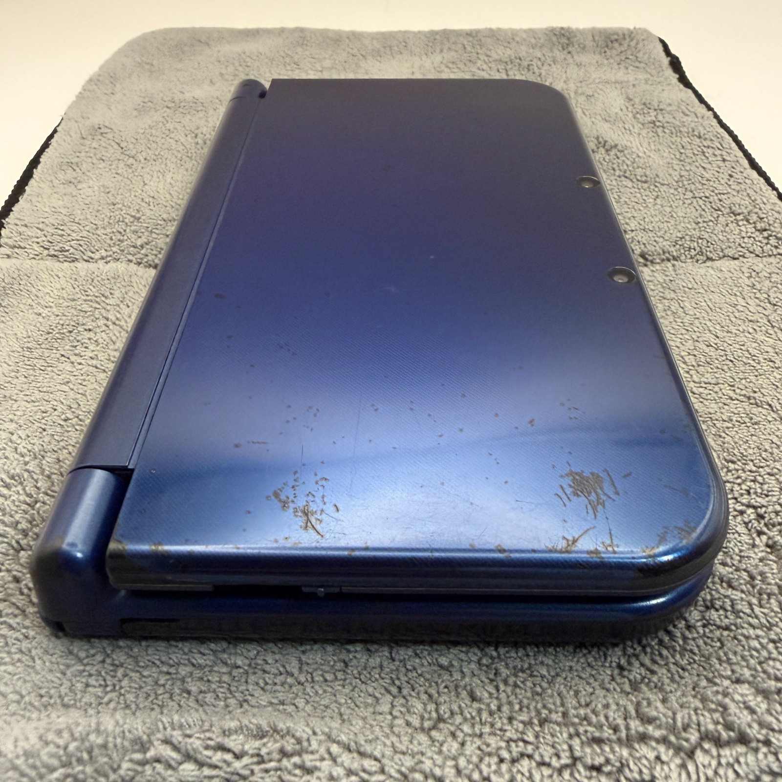 【DUAL IPS】【Excellent5】Rare New Nintendo 3DS LL XL Metallic Blue Game Console