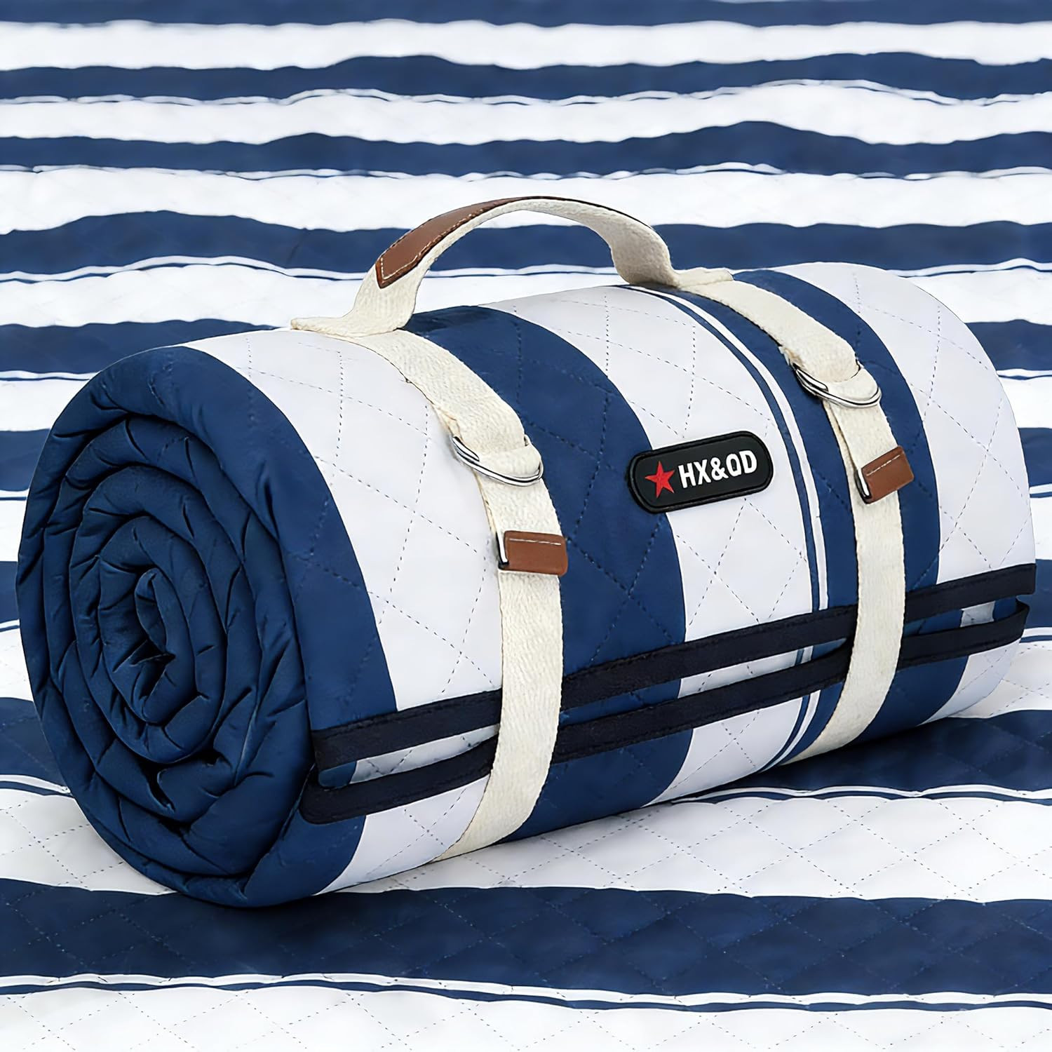 Outdoor Picnic Blanket Extra Large, 80”X80” Waterproof Picnic Mat Foldable Campi