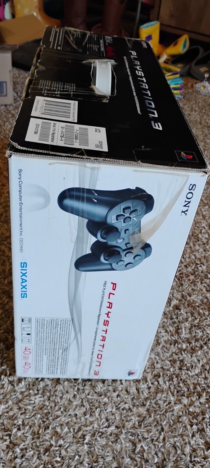 Sony PlayStation 3 Launch 40GB TESTED WORKING PS3 CECHH01 w controller and BOX