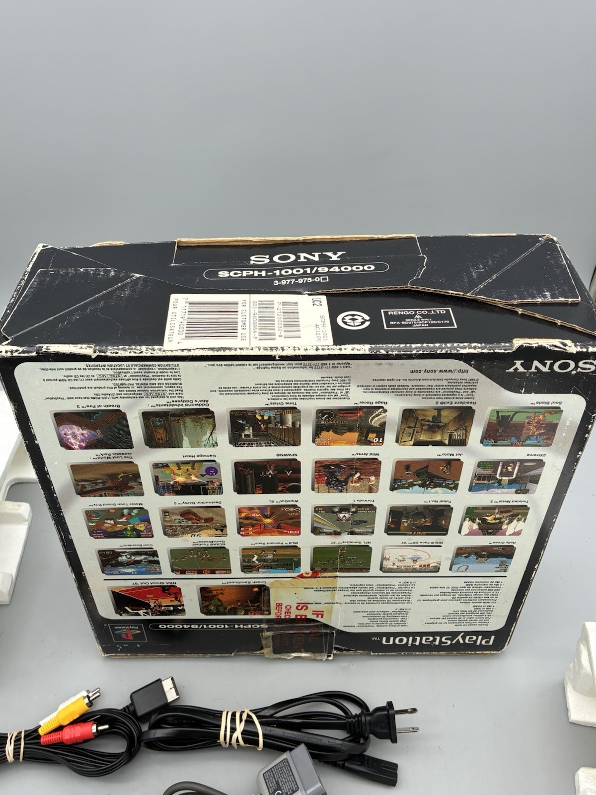 SONY PS1 PLAYSTATION 1 CONSOLE IN BOX SCPH-1001 AUDIOPHILE FIRST GEN TESTED