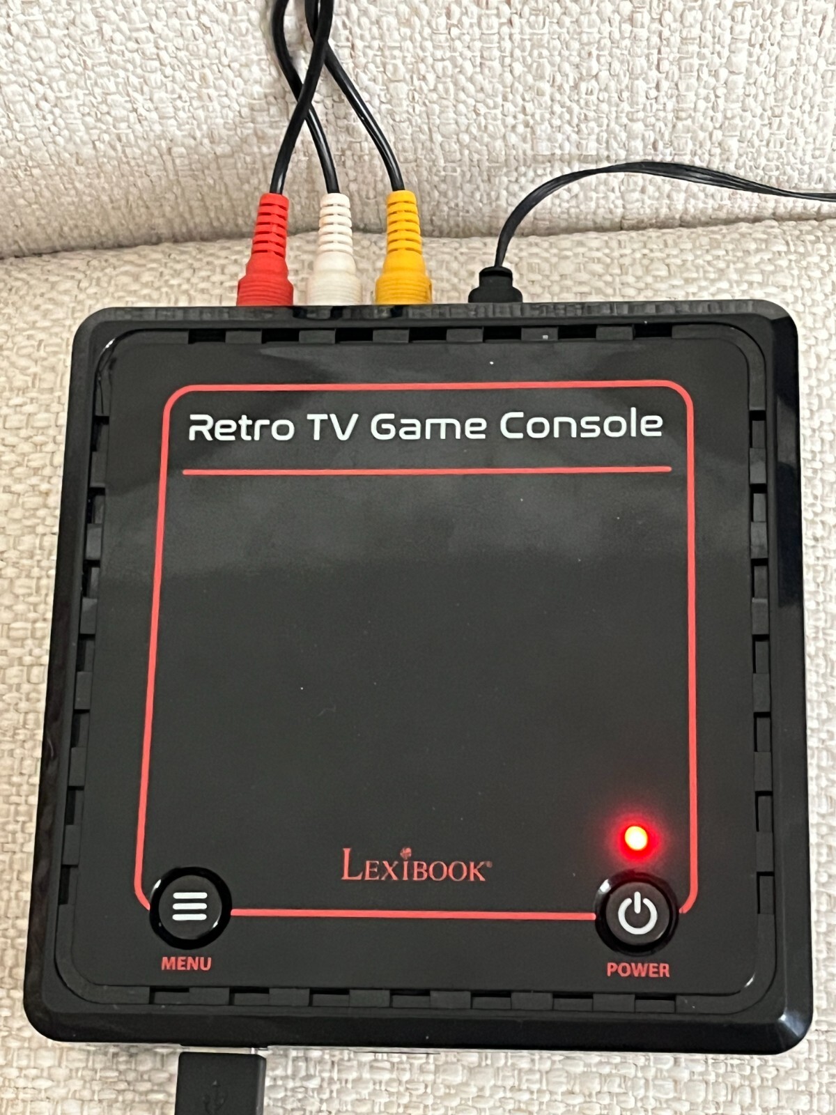 LEXIBOOK JG7800 RETRO TV GAME CONSOLE 2 PLAYERS 300 GAMES PLUG & PLAY + CABLES