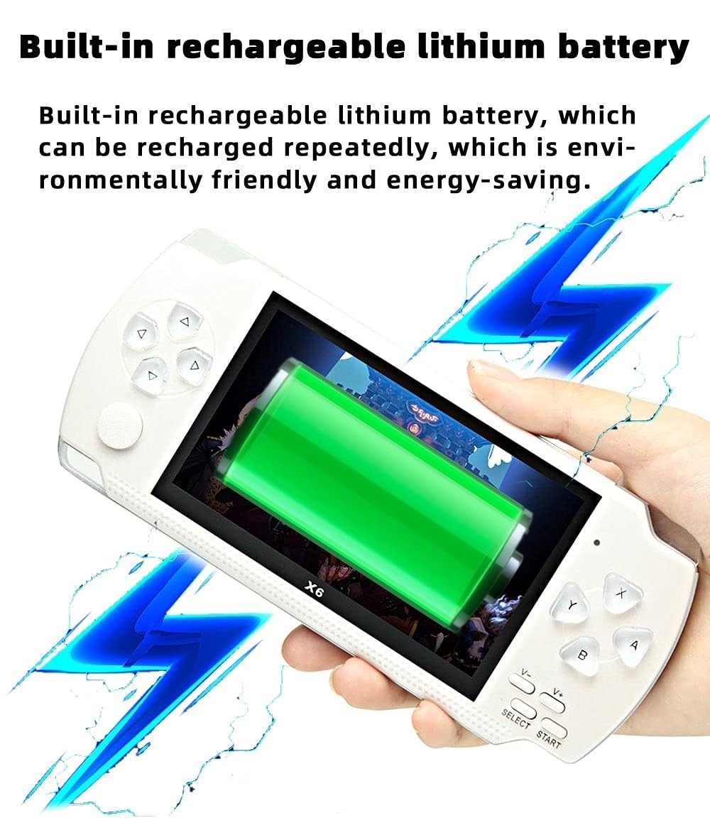 Handheld Game Console 4.3 inch 8GB Built in 2000 Games for Multiple Simulator…