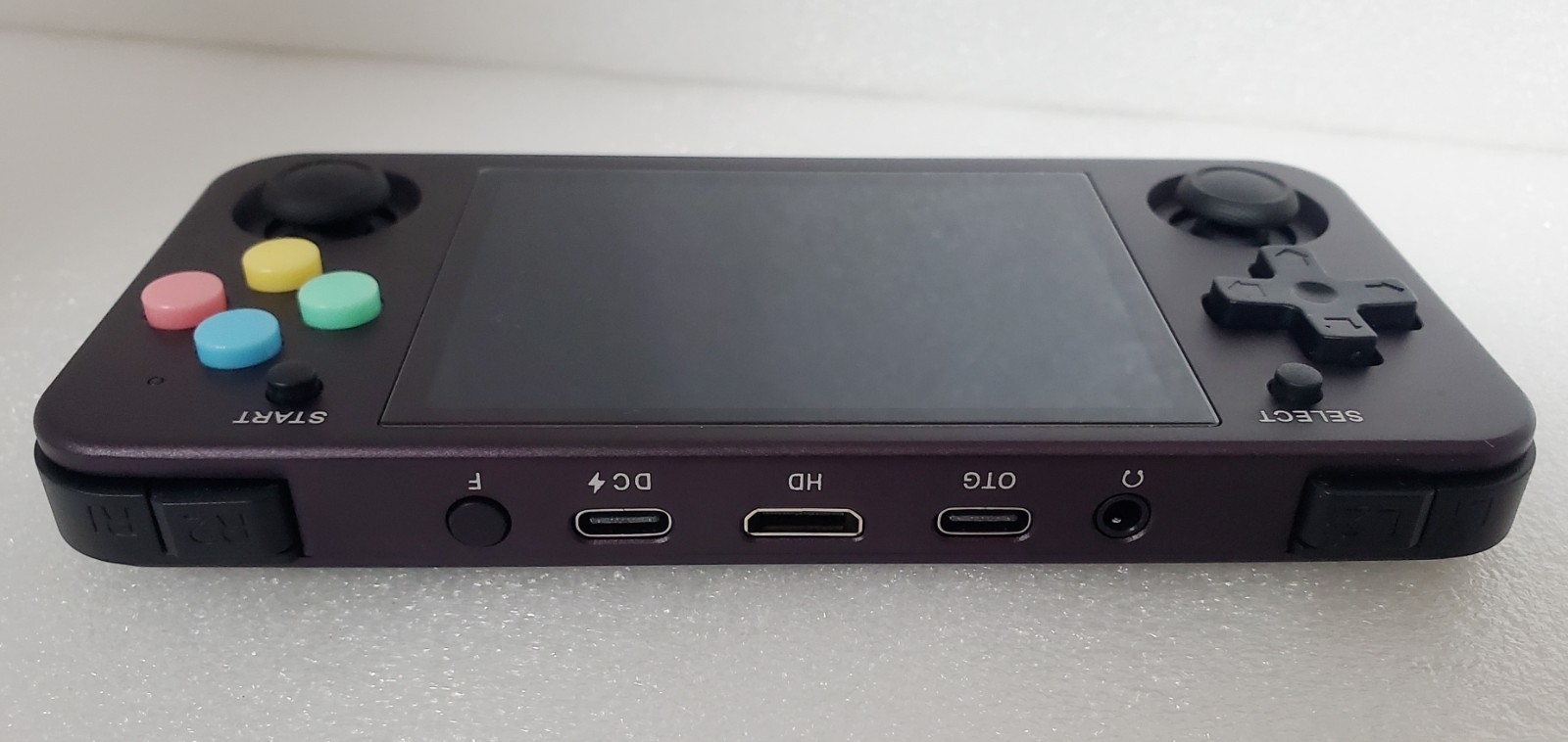 Anbernic RG 353M Purple Modded with Sakura Retro Mod Buttons RG353M