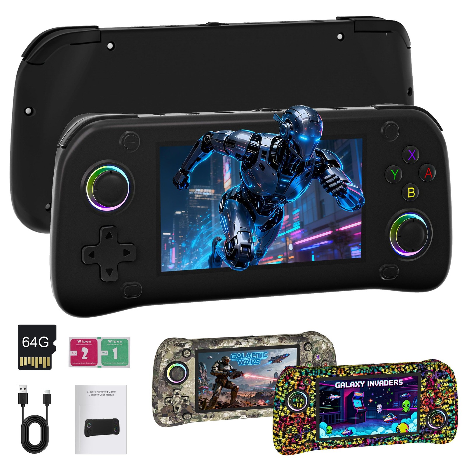 G28 Retro Handheld Game Console – 20,000+ Preloaded Retro Games, 4.3 IPS Scre…
