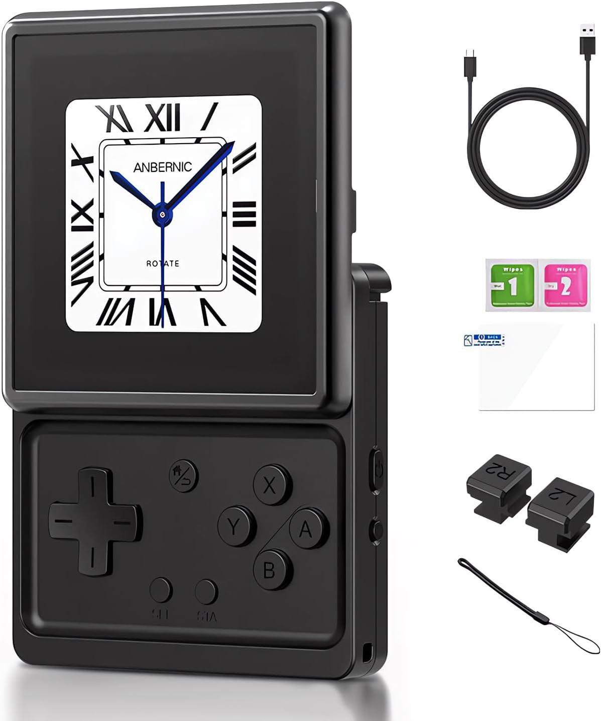 RG Rotate Retro Handheld Game Console,3.5-Inch Swivel-Screen Android 12 System 2