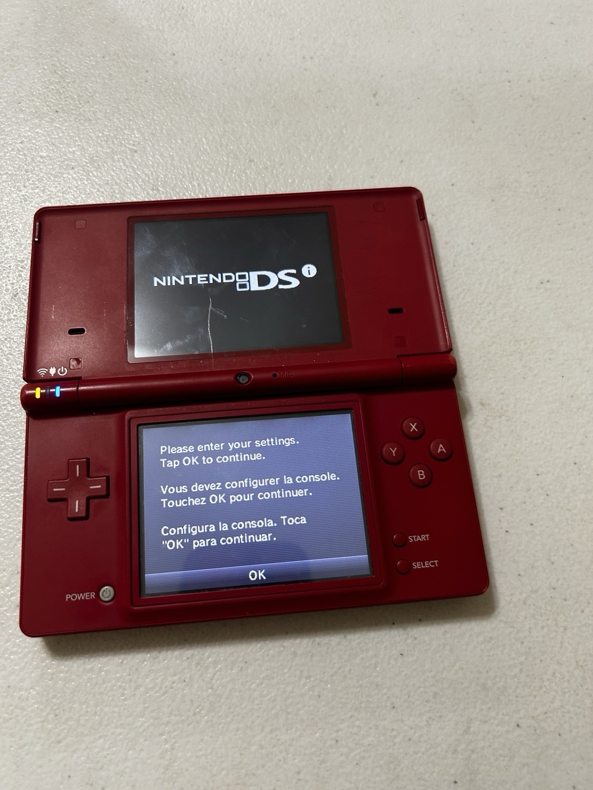 Nintendo DSi Red Handheld Console Tested Has Charger Look At Pics
