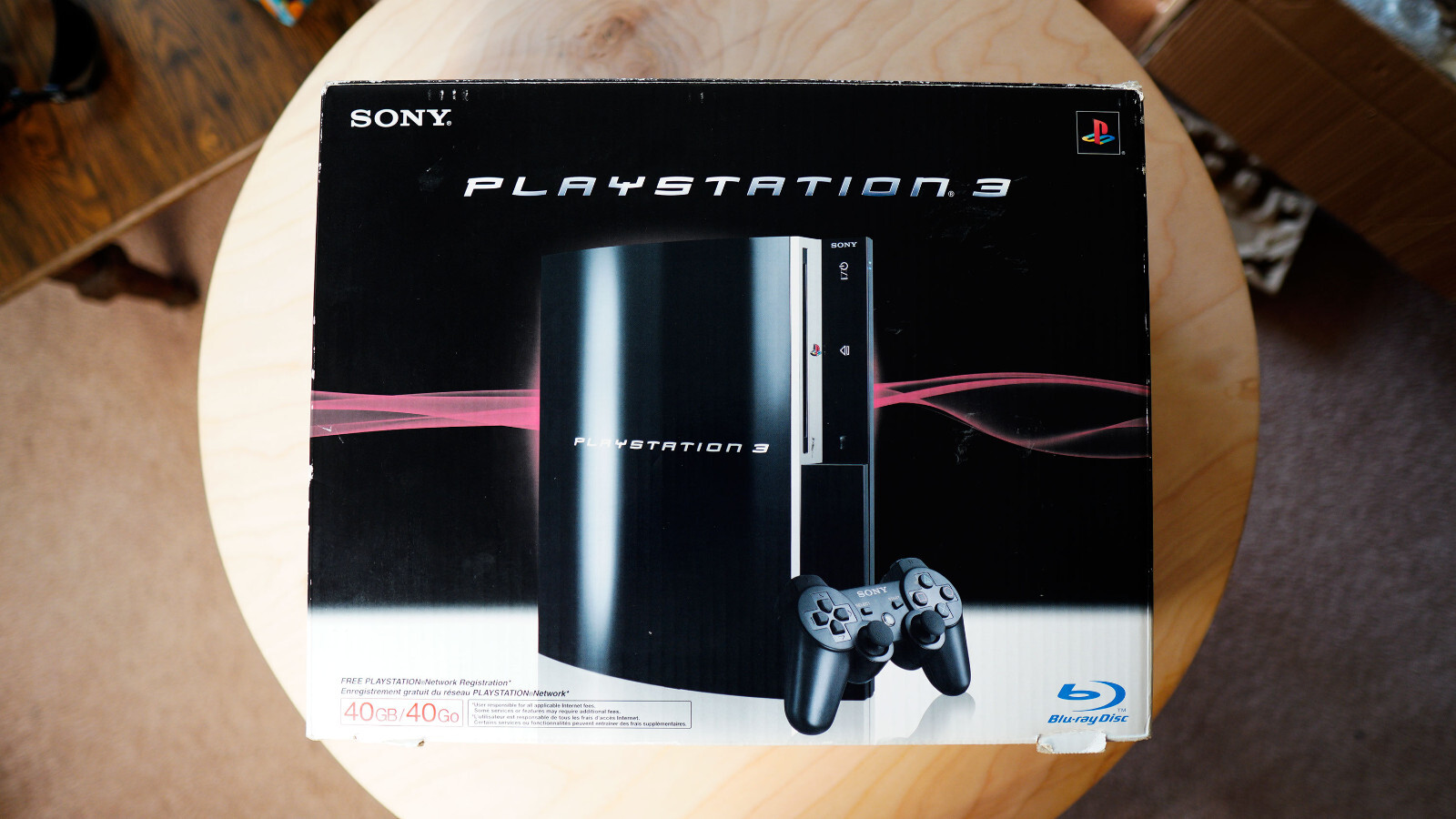 Sony PlayStation 3 Console System CECHH01 40GB [COMPLETE/4 Games +2 Controllers]